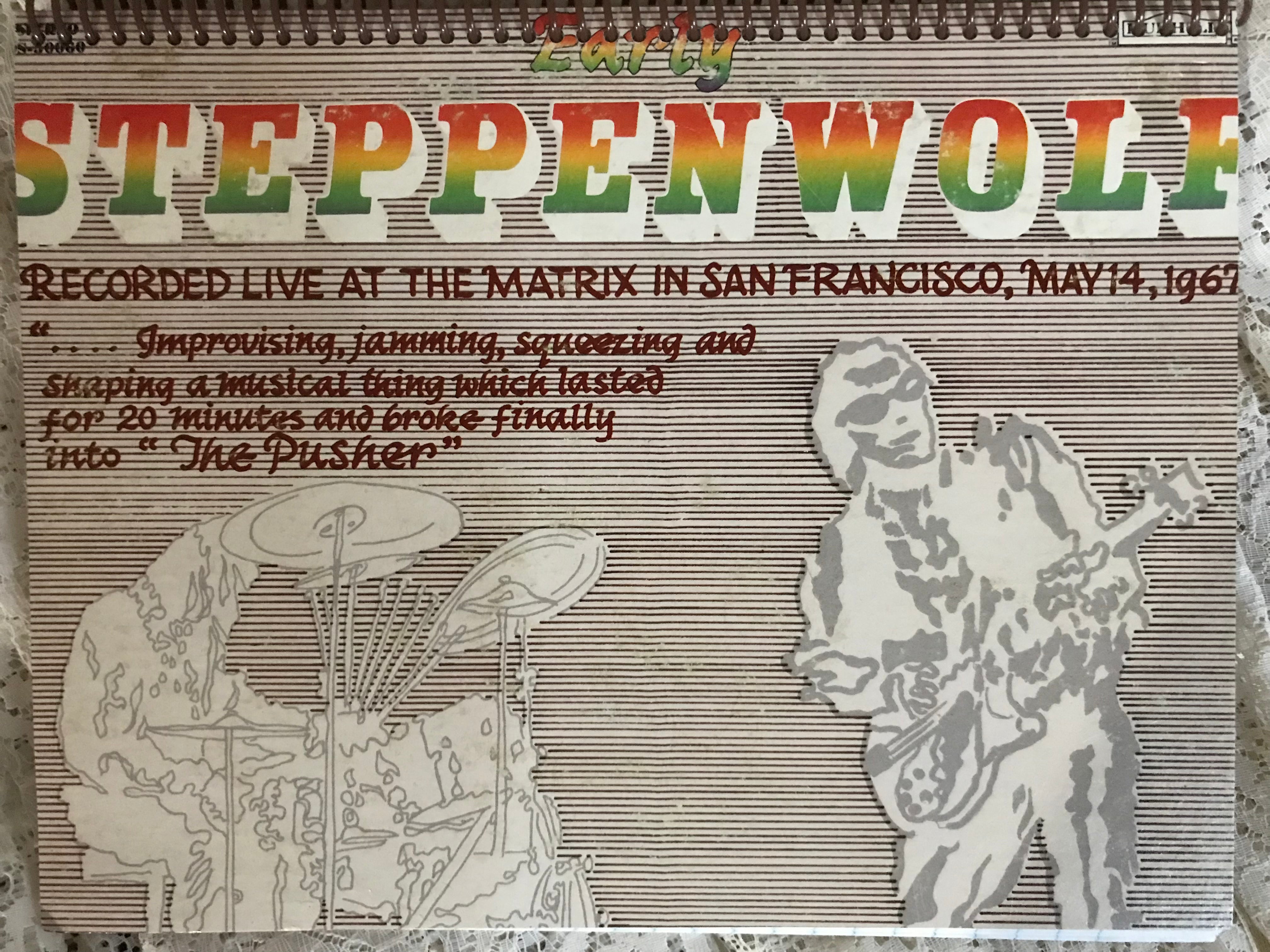 Steppenwolf Live at the Matrix Album Cover Notebook