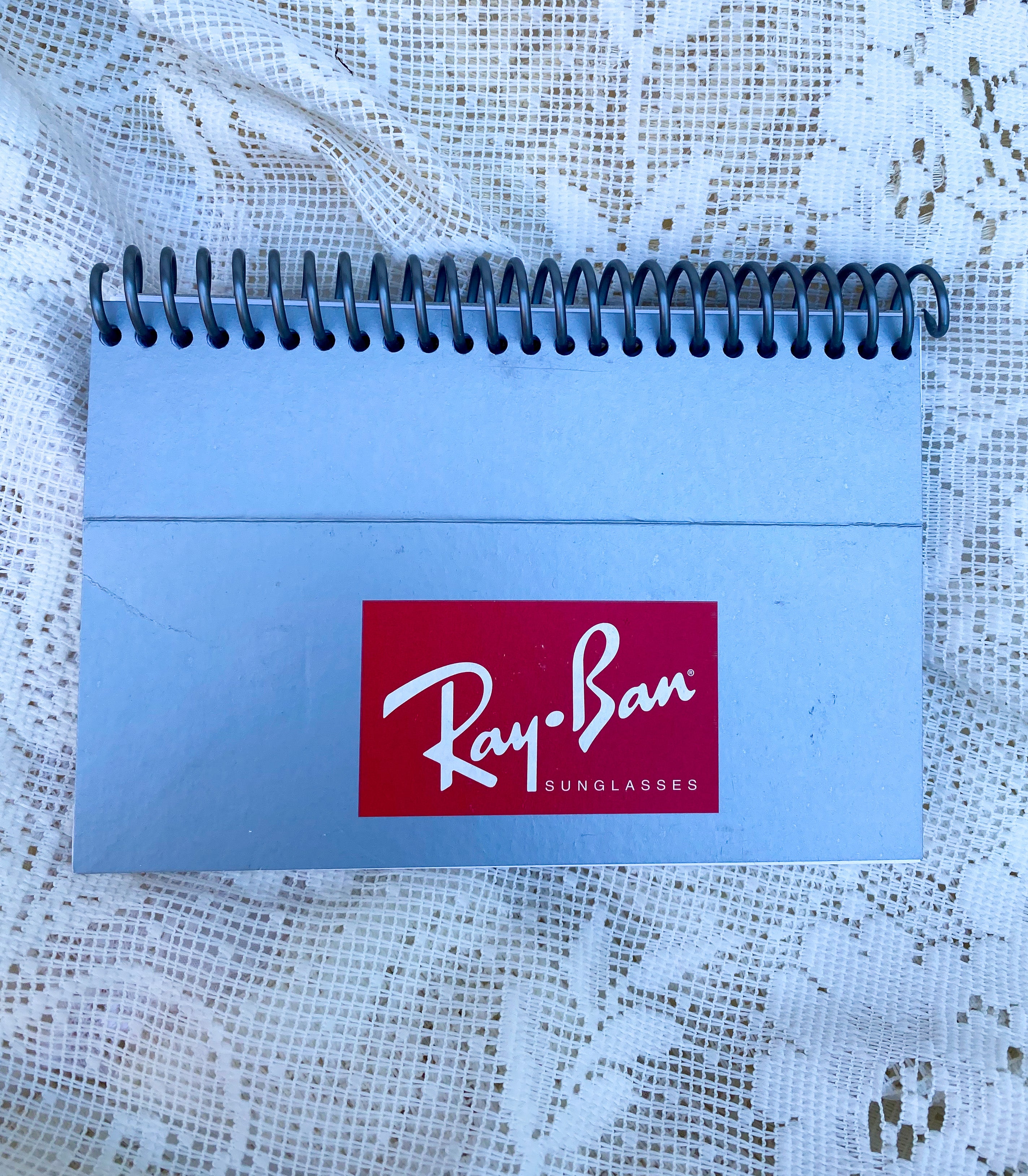 Ray Ban Upcycled Spiral Notebook