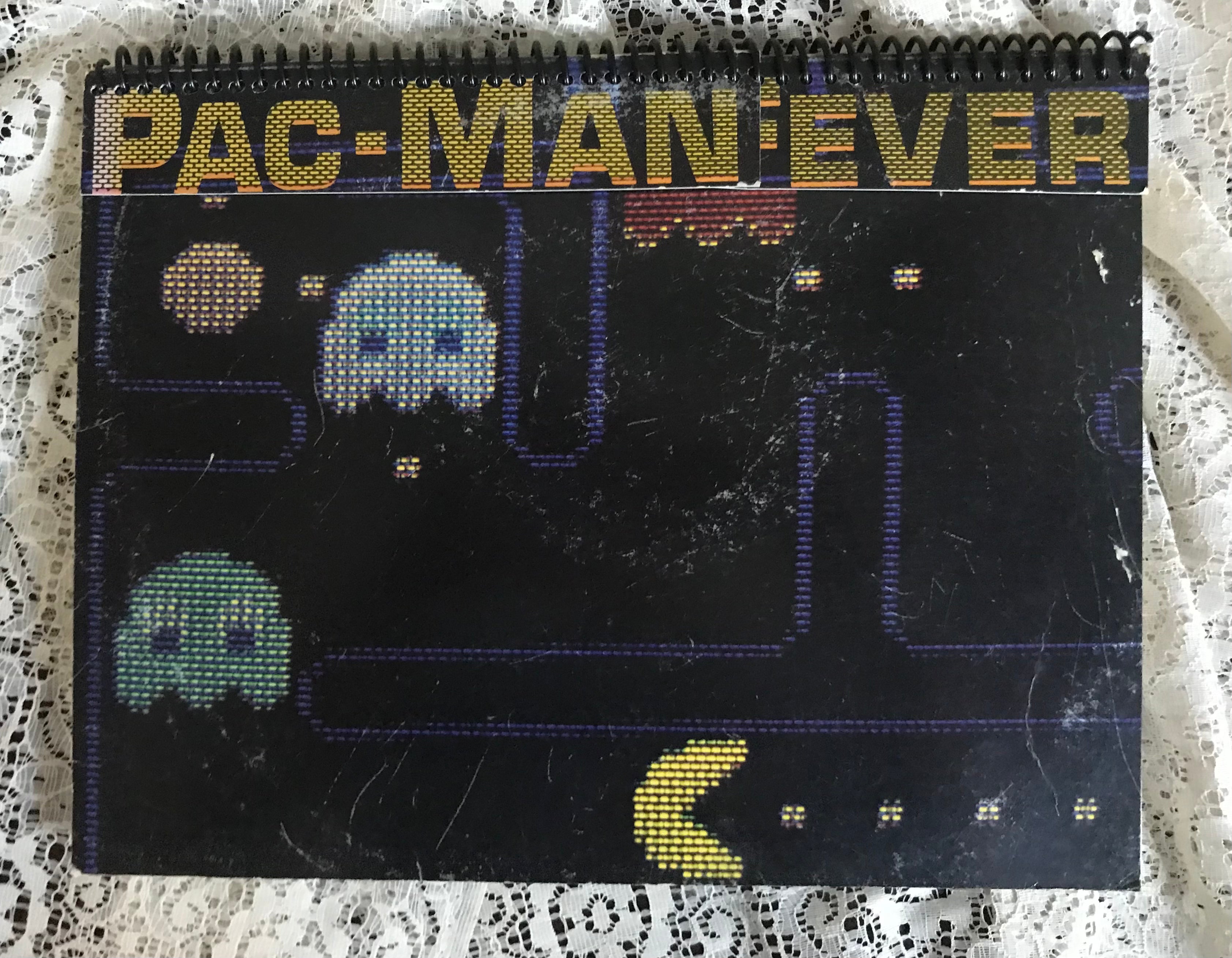 Pac-Man Recycled Album Cover Notebook