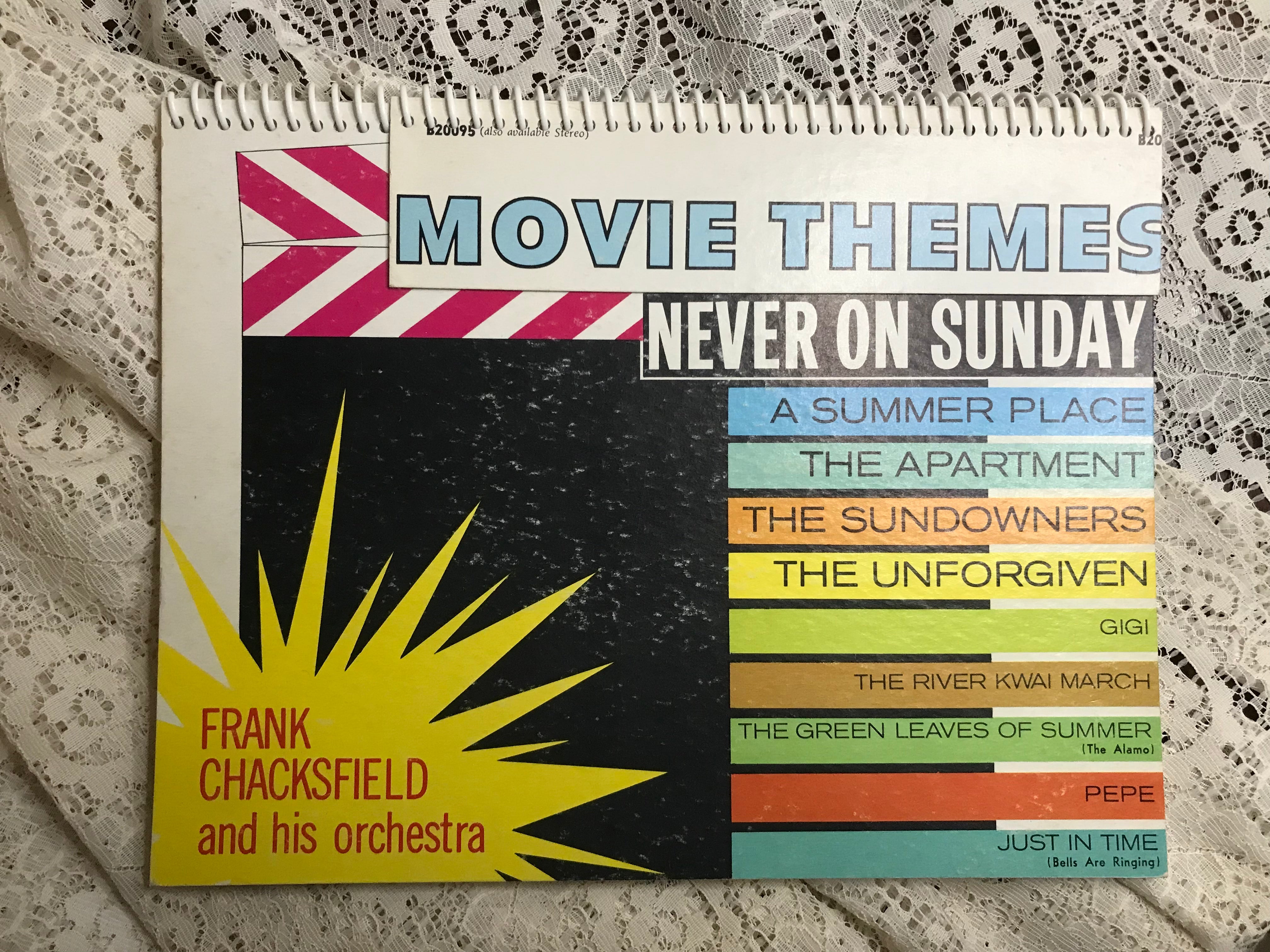 Movie Themes Album Cover Notebook