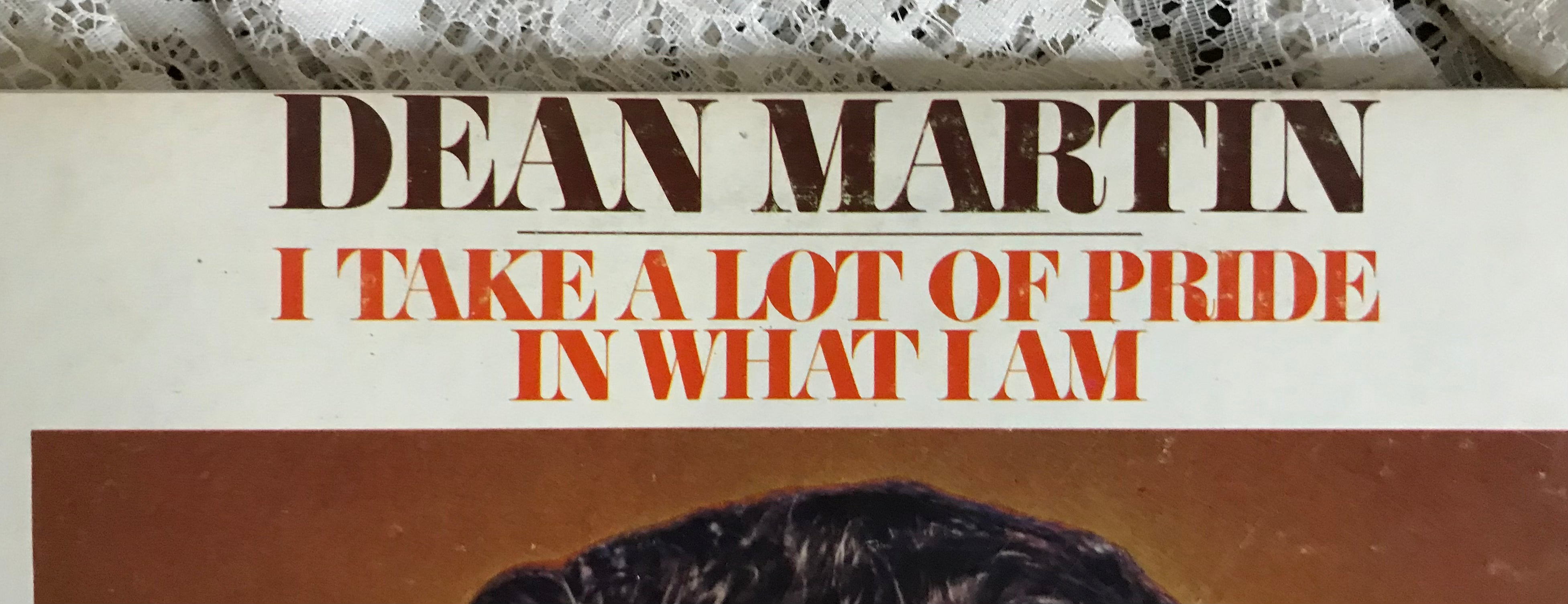 Dean Martin  I Take A Lot Of Pride In What I Am Album Cover Notebook