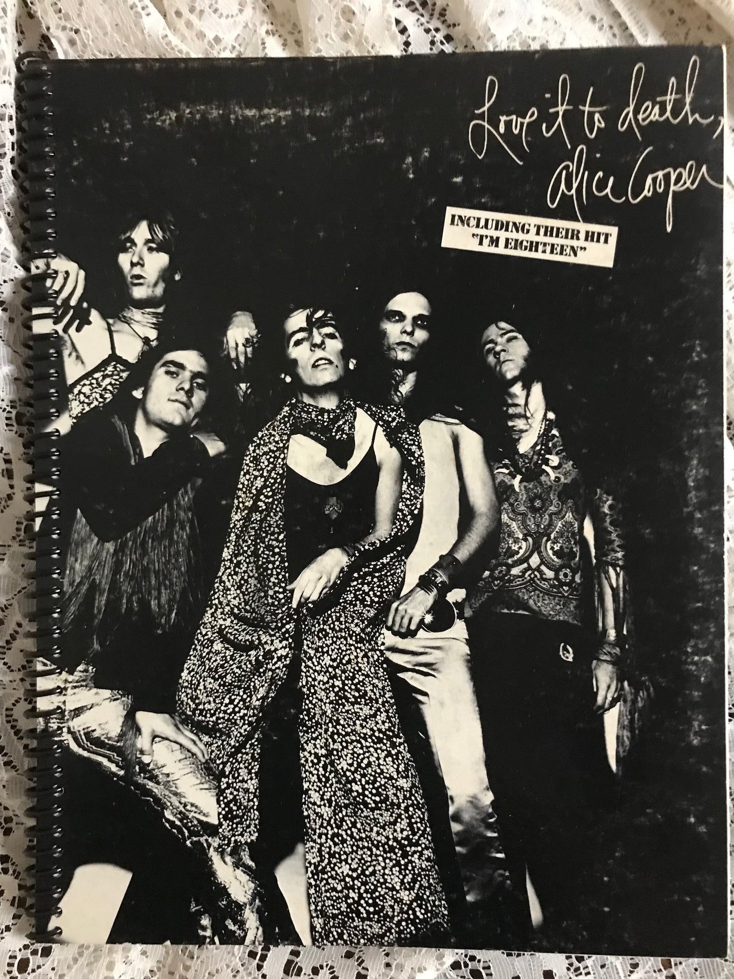 Alice Cooper Love It To Death Album Cover Notebook