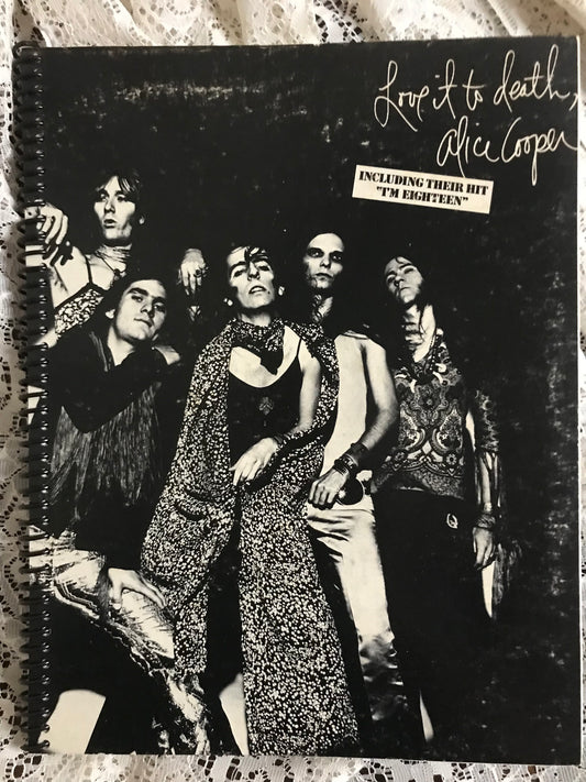 Alice Cooper Love It To Death Album Cover Notebook