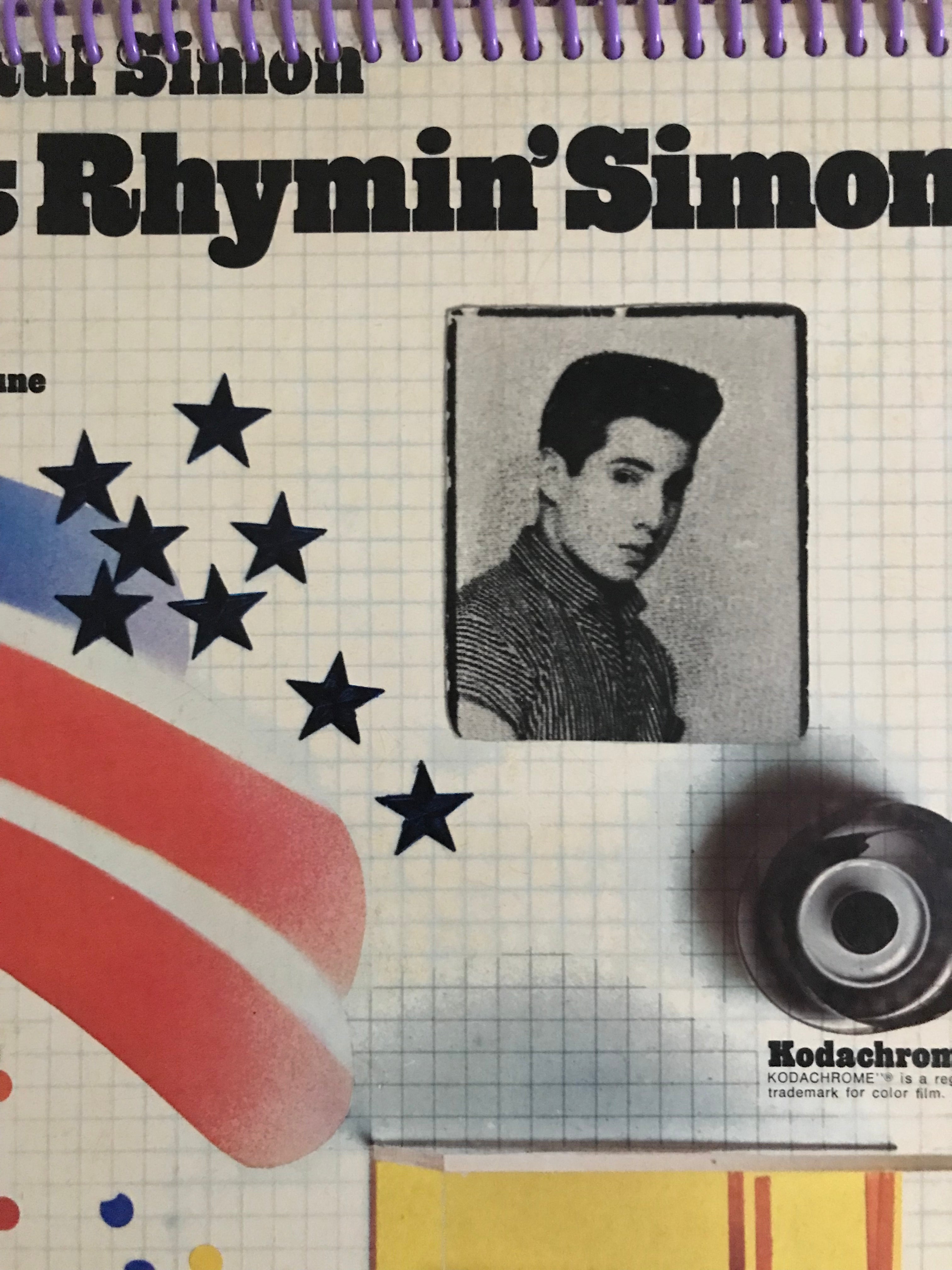 Paul Simon Rhymin Simon Album Cover Notebook