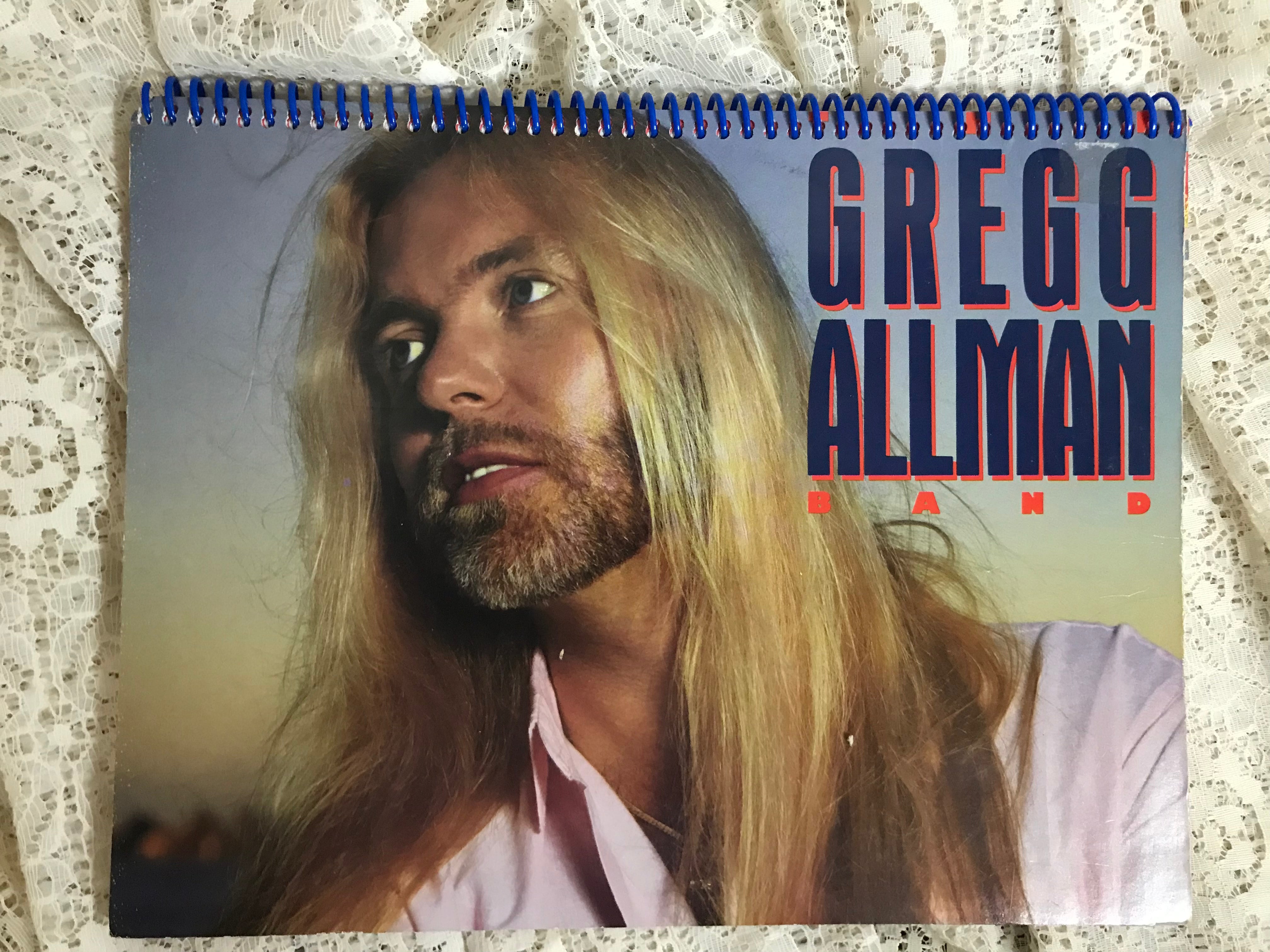 Gregg Allman I'm No Angel Album Cover Notebook