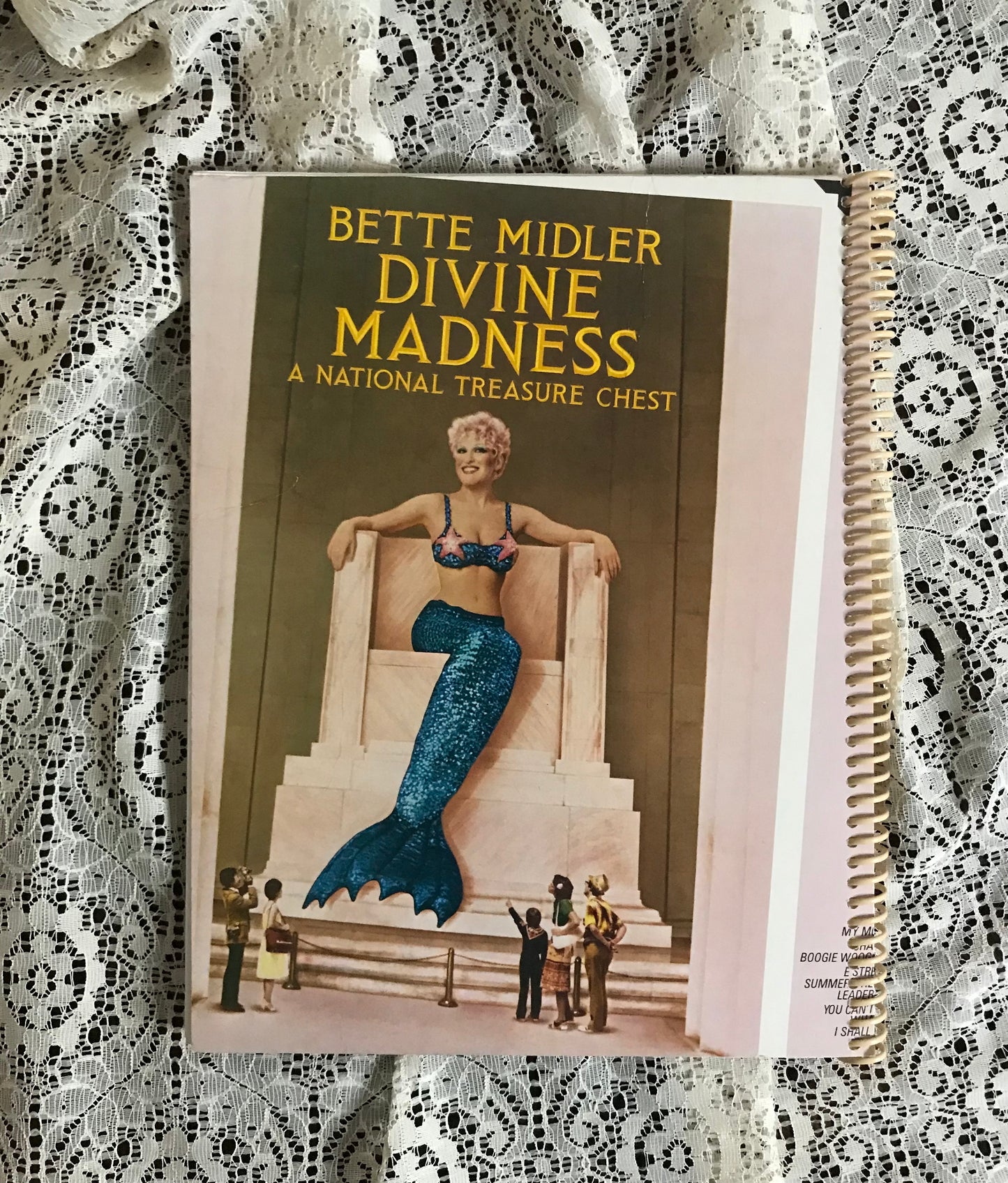 Bette Midler Divine Madness Album Cover Notebook
