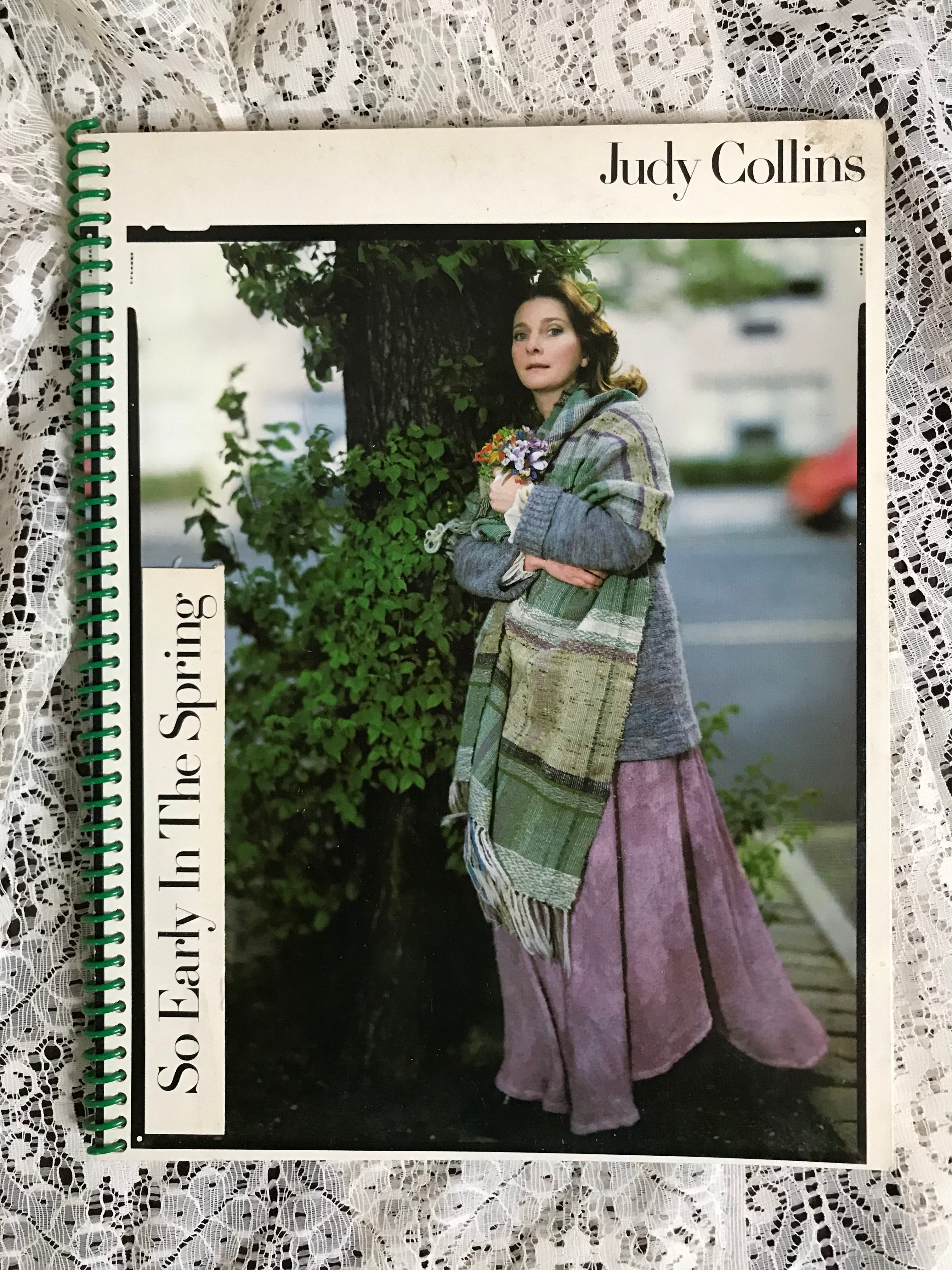 Judy Collins So Early In The Spring Recycled Album Cover Notebook