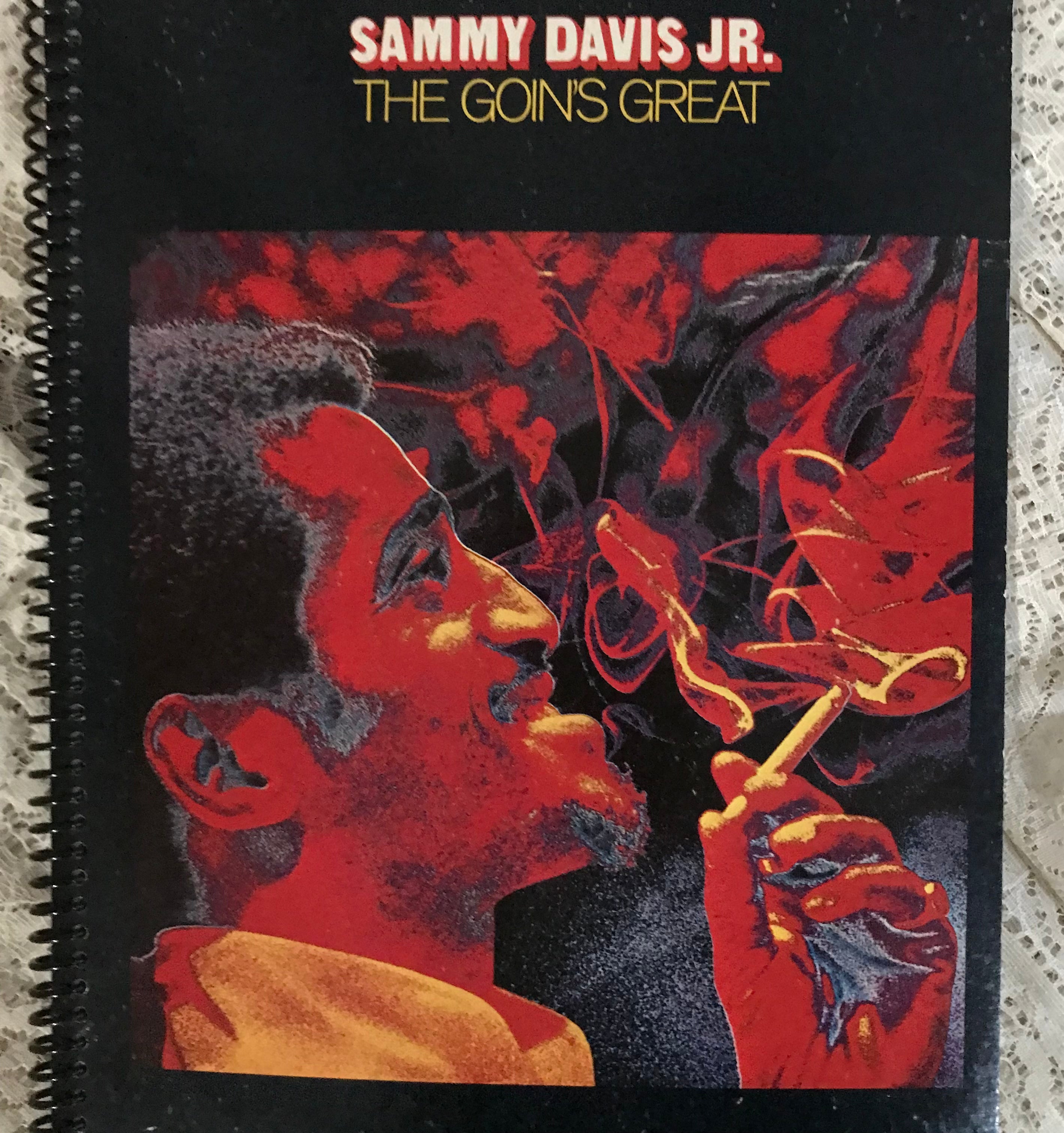 Sammy Davis Jr The Goin’s  Good Album Cover Notebook