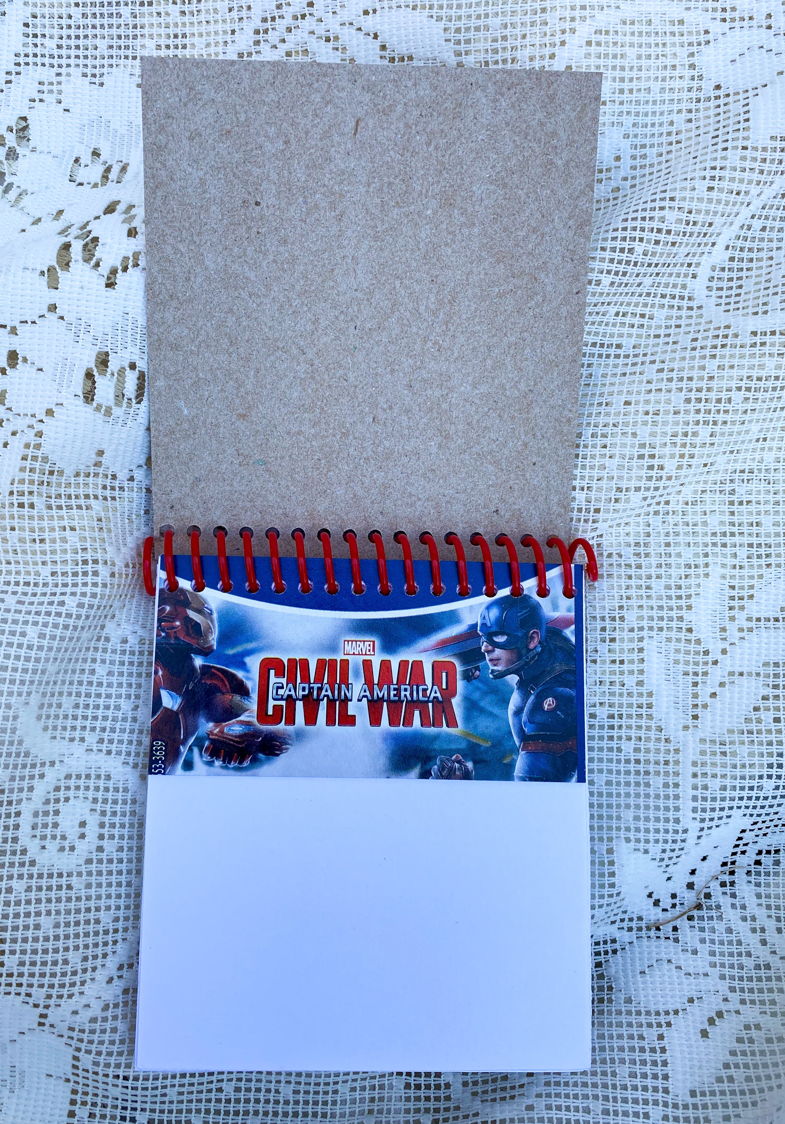 Marvel Comics - Iron Man Recycled Kleenex Box Notebook