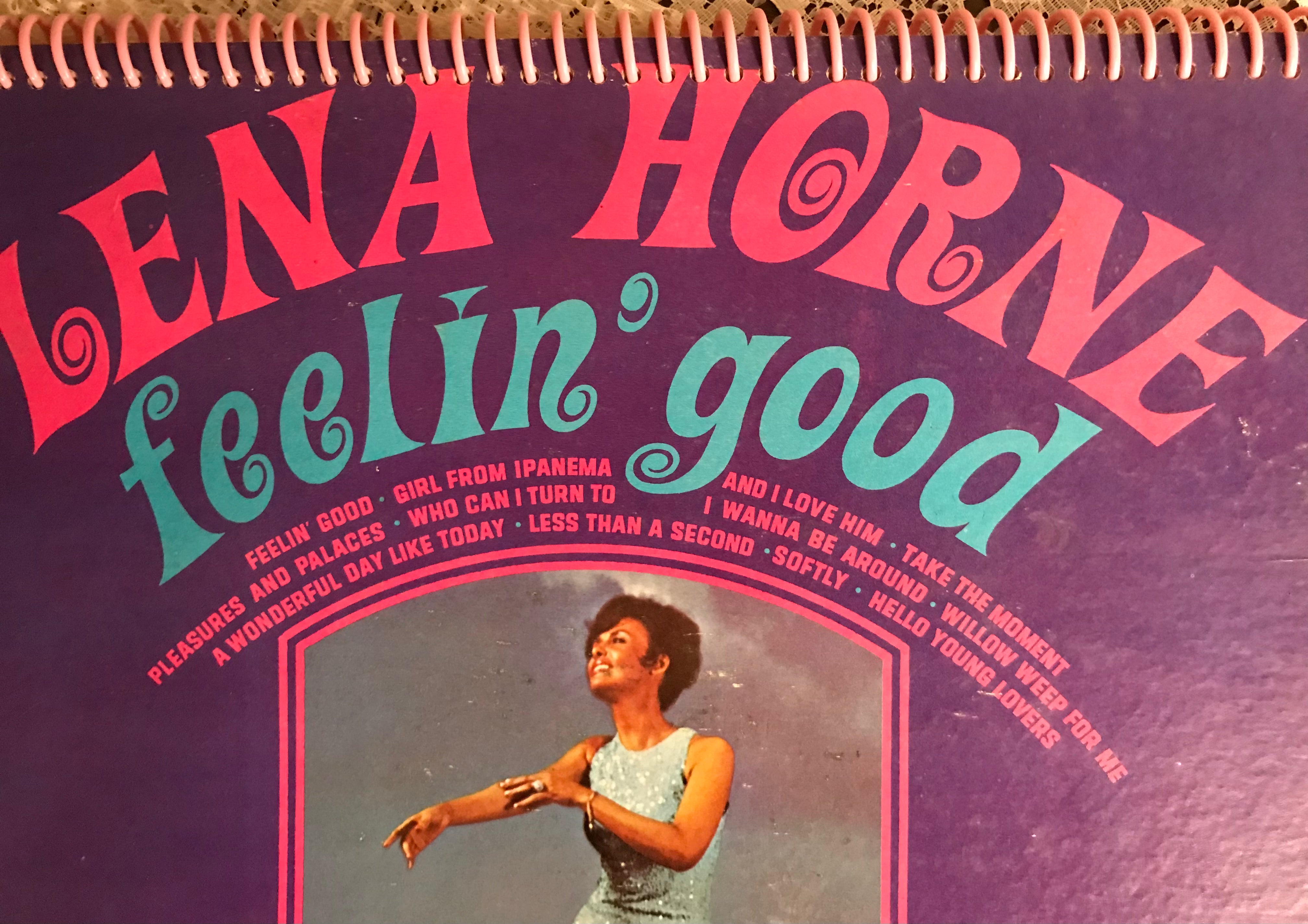 Lena Horne Feelin Good Album Cover Notebook