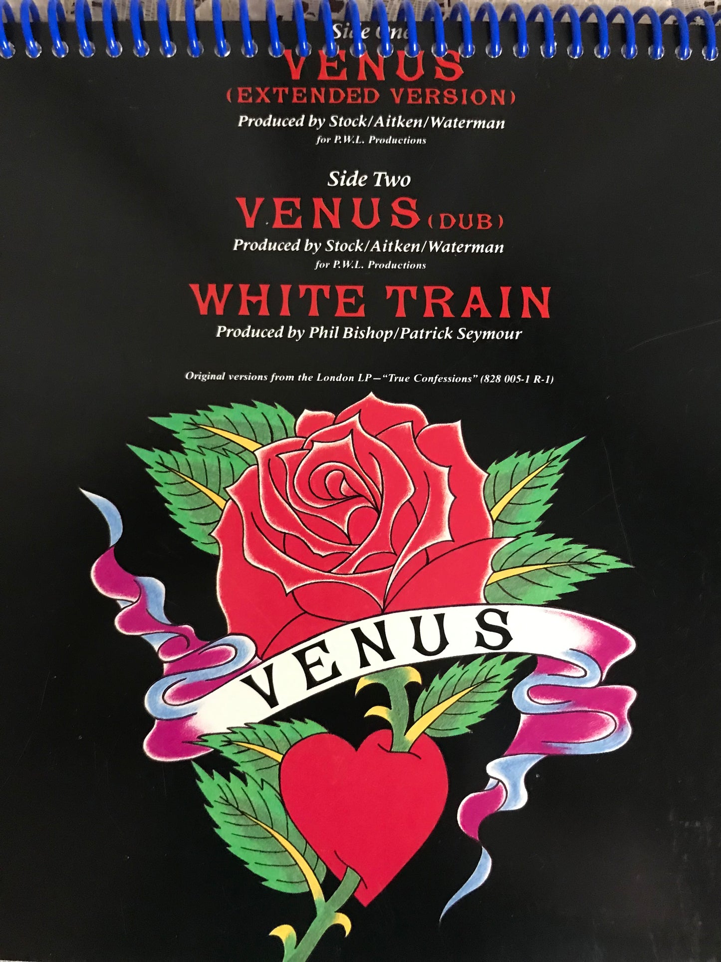 Bananarama Venus Album Cover Notebook
