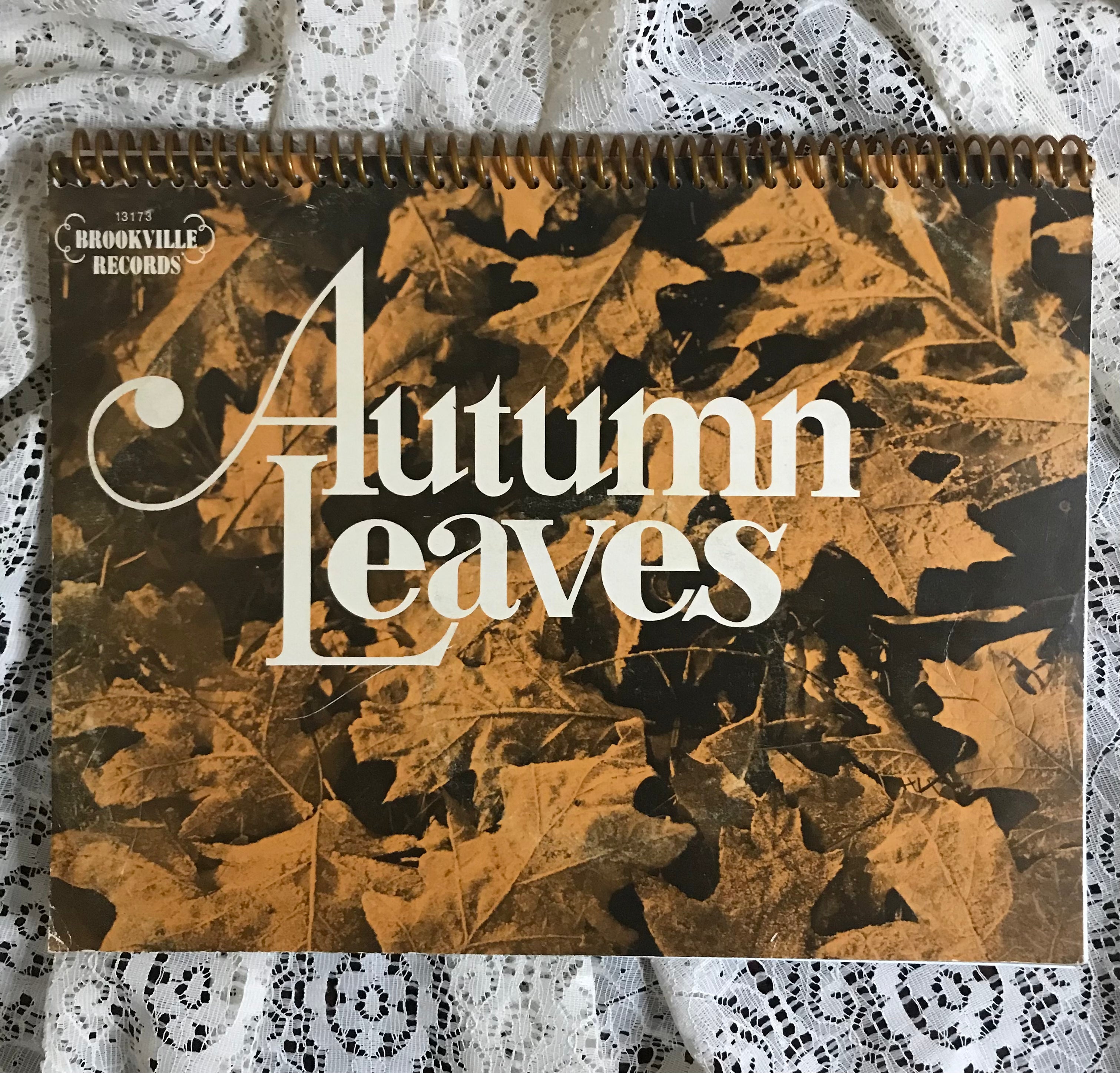 Autumn Leaves Album Cover Notebook