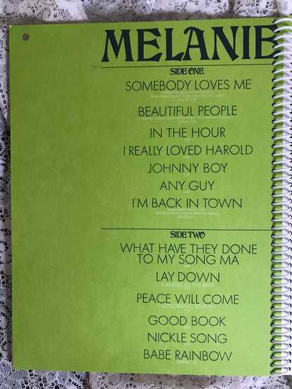 Melanie Album Cover Notebook