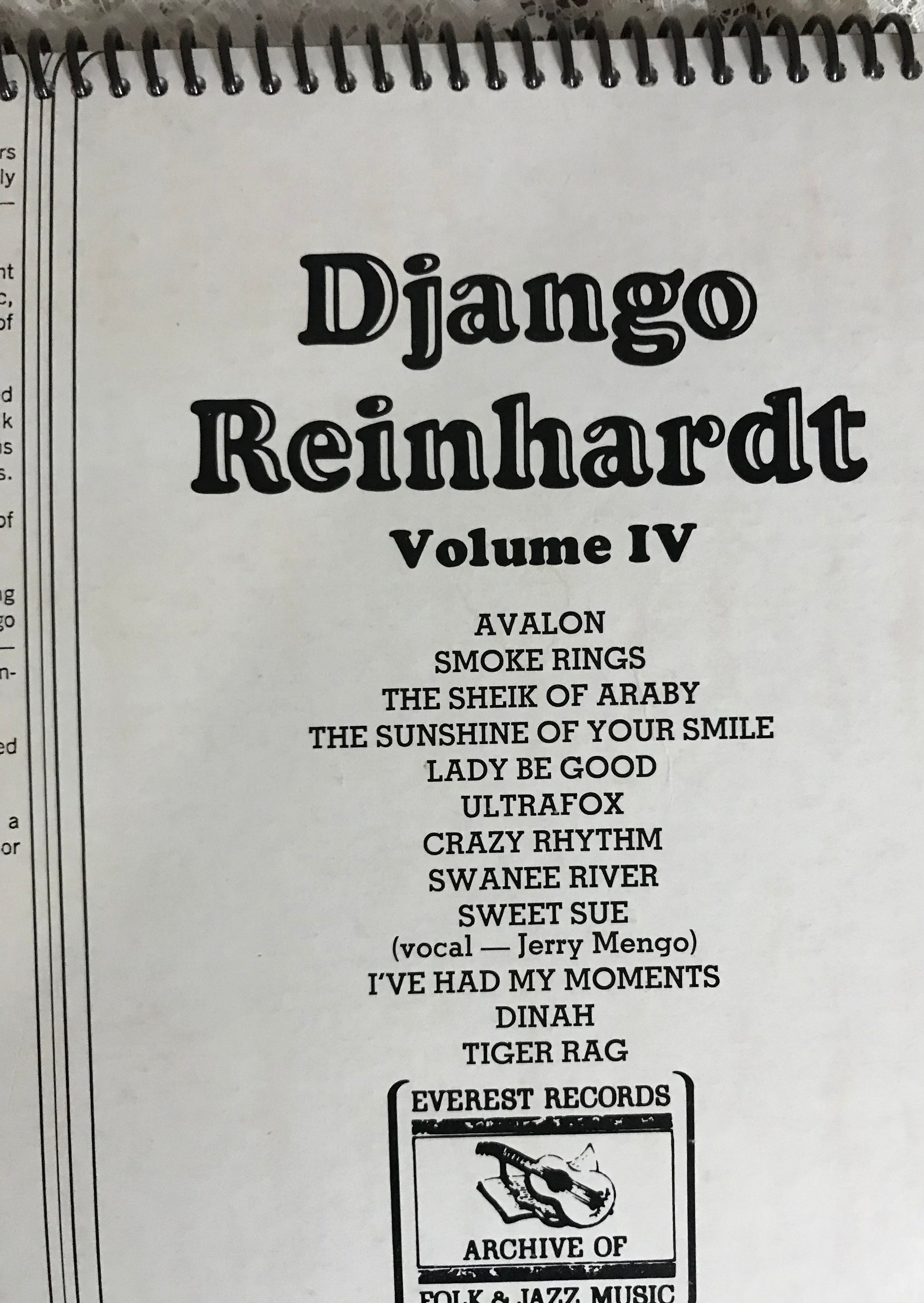 Django Reinhardt Album Cover Notebook