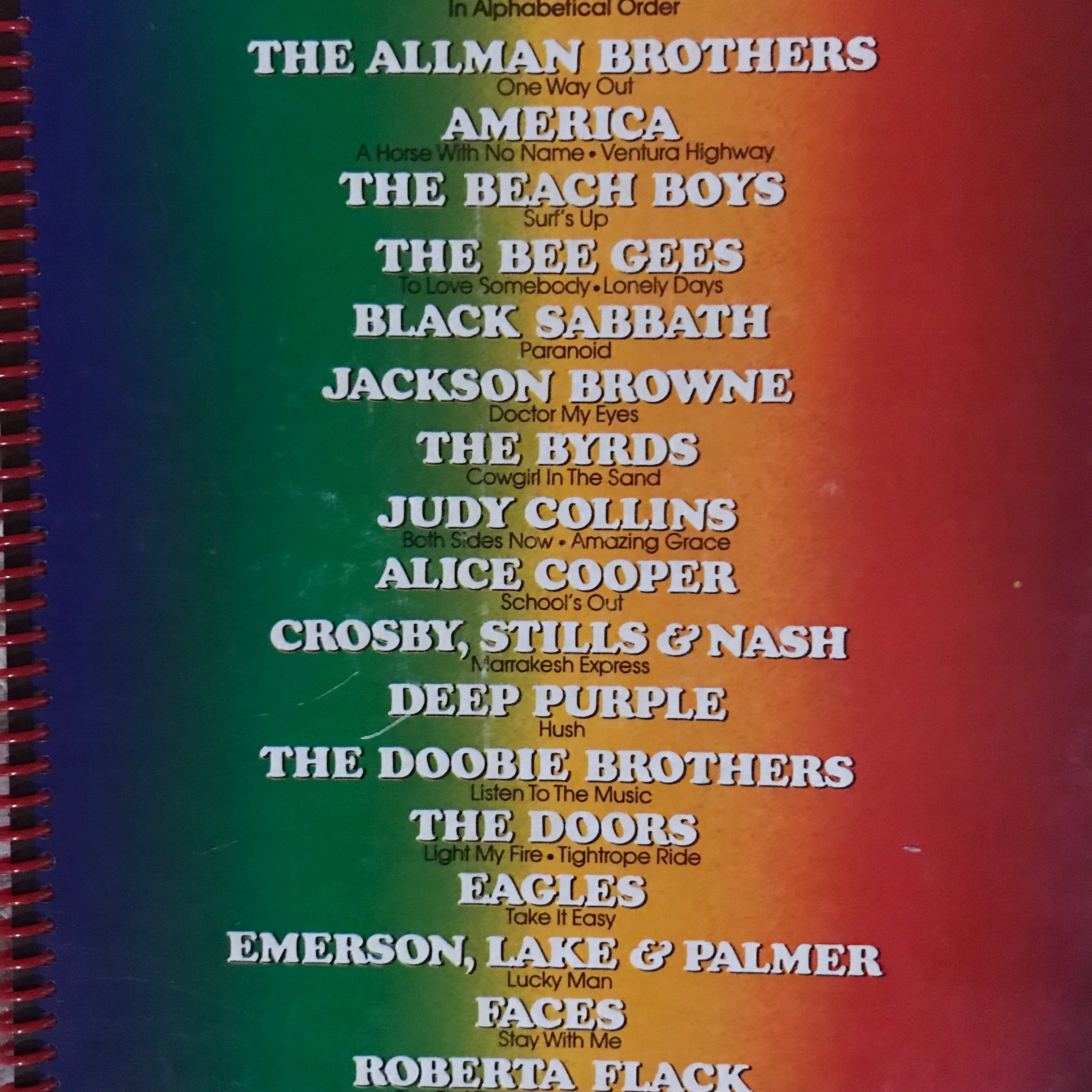 Superstars of the 70s Album Cover Notebook