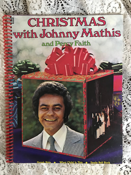 Christmas with Johnny Mathis and Percy Faith Album Cover Notebook