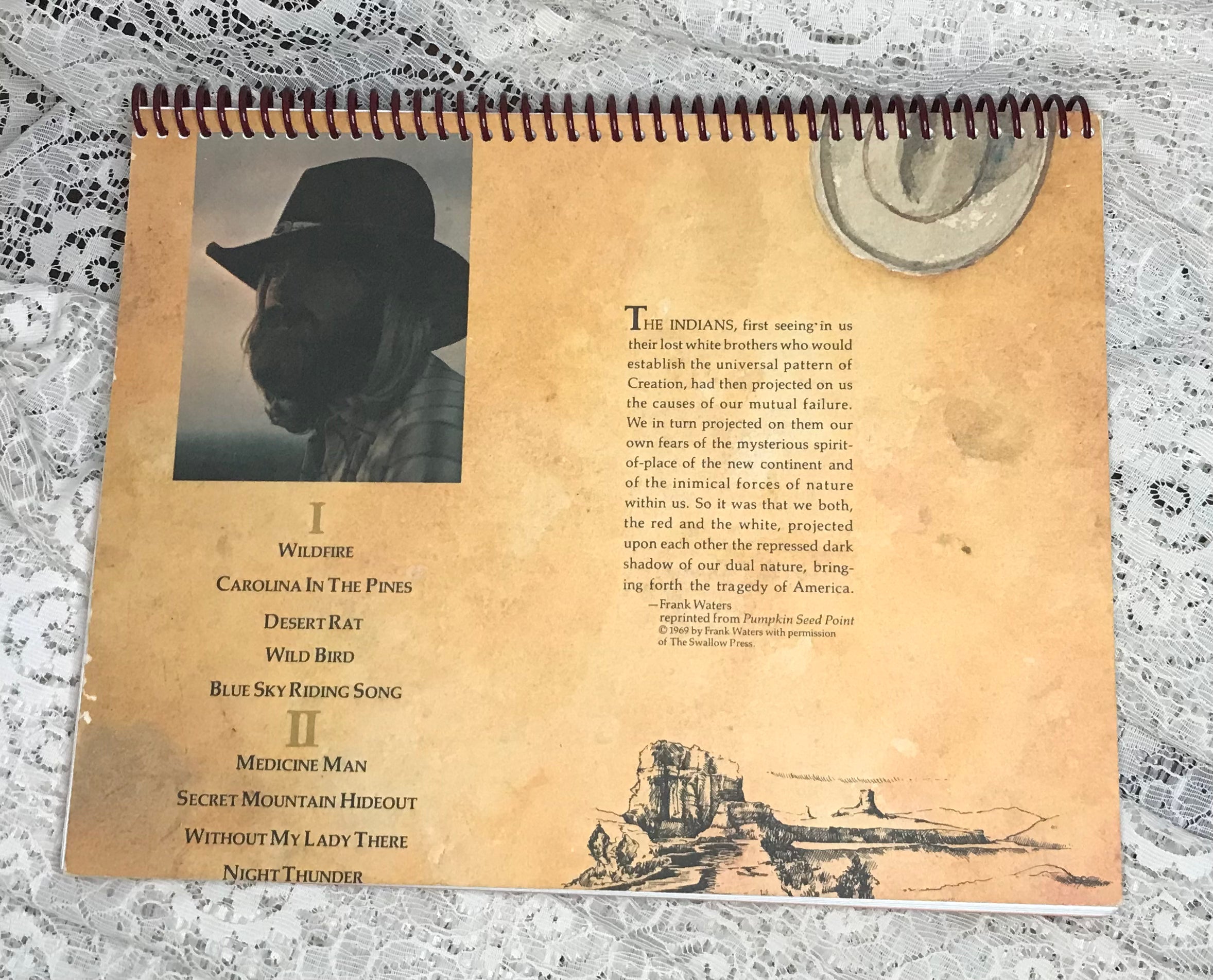 Michael Martin Murphy Album Cover Notebook