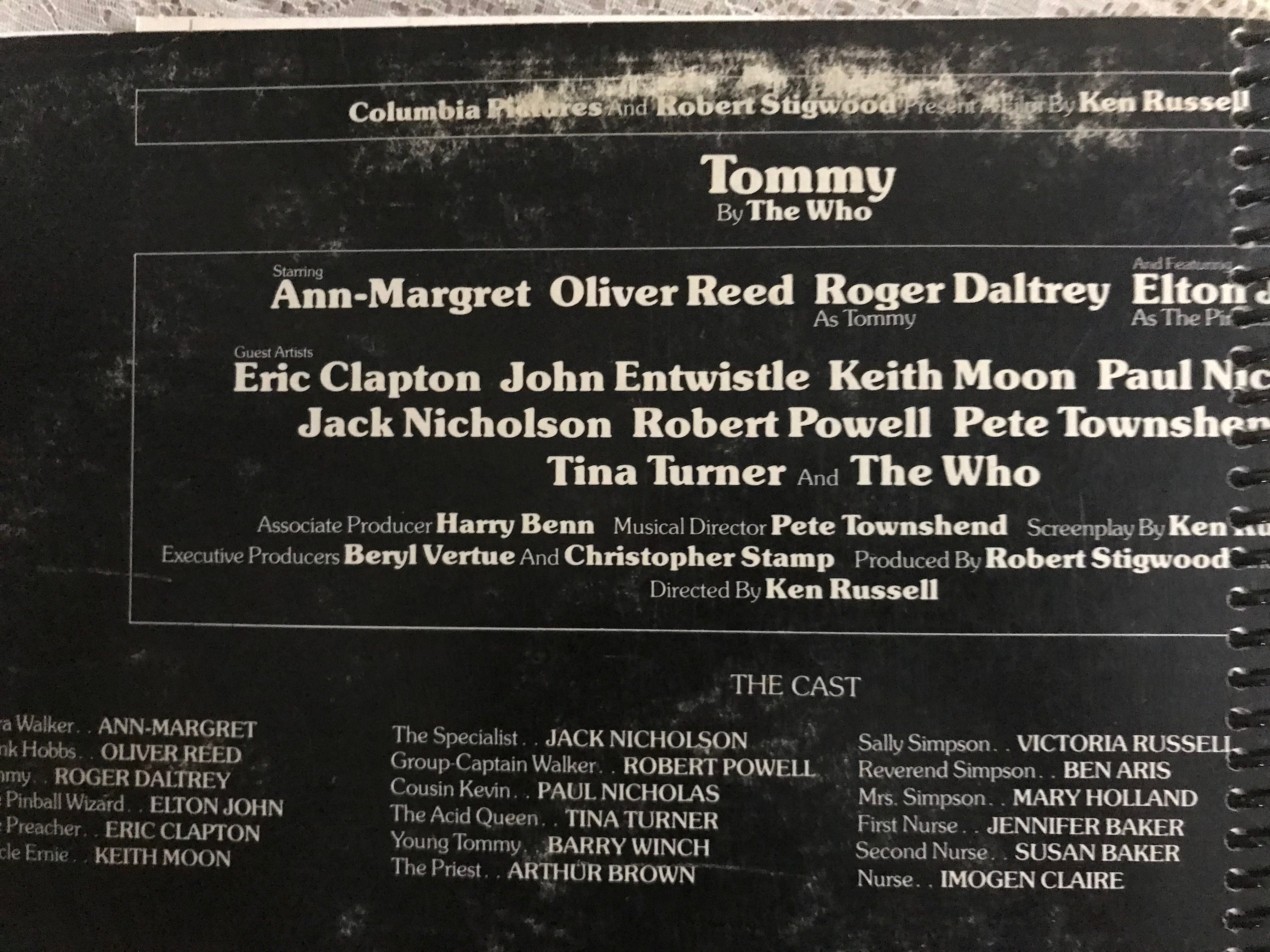 Tommy Album Cover Notebook