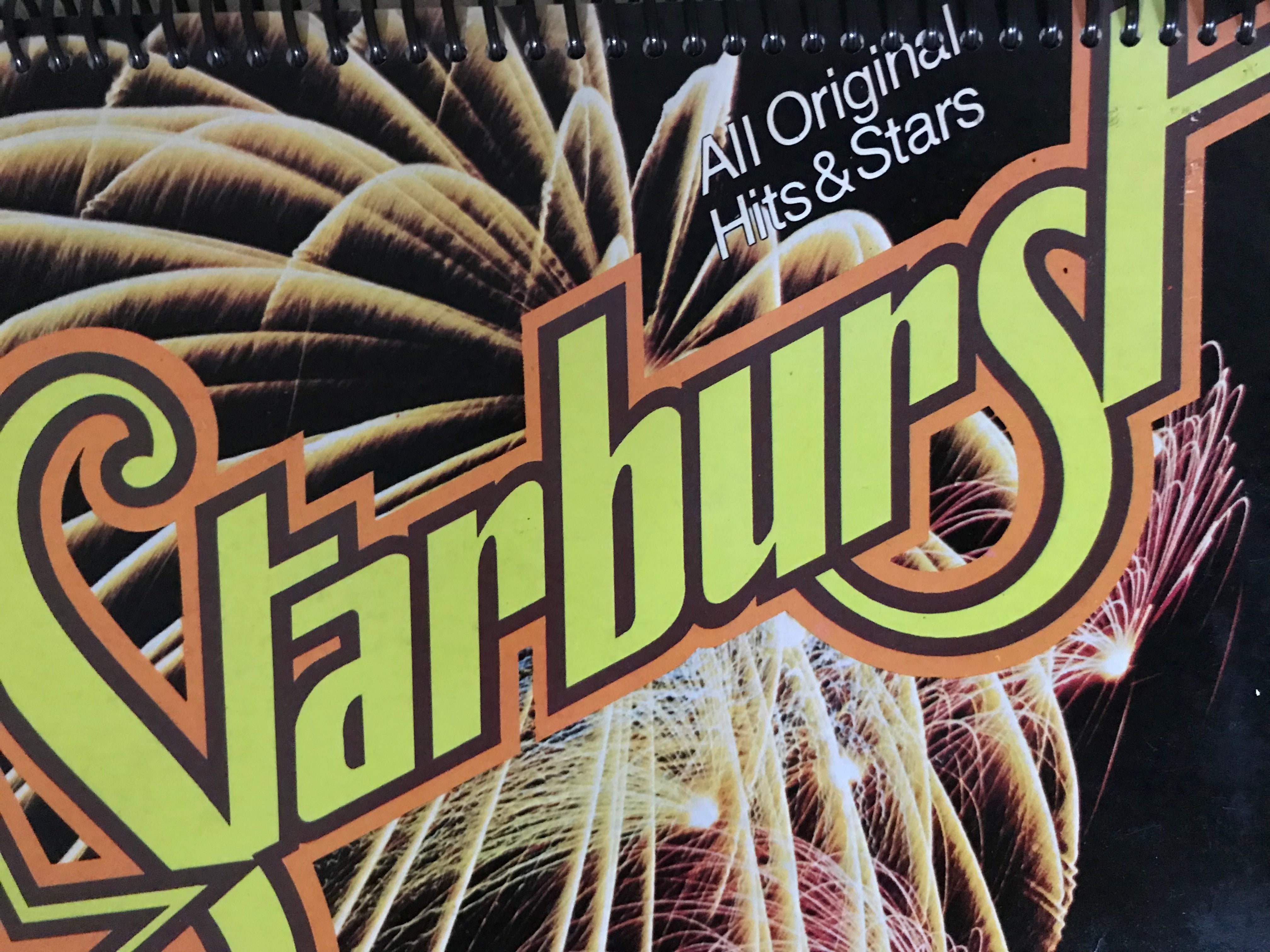 Starburst Album Cover Notebook