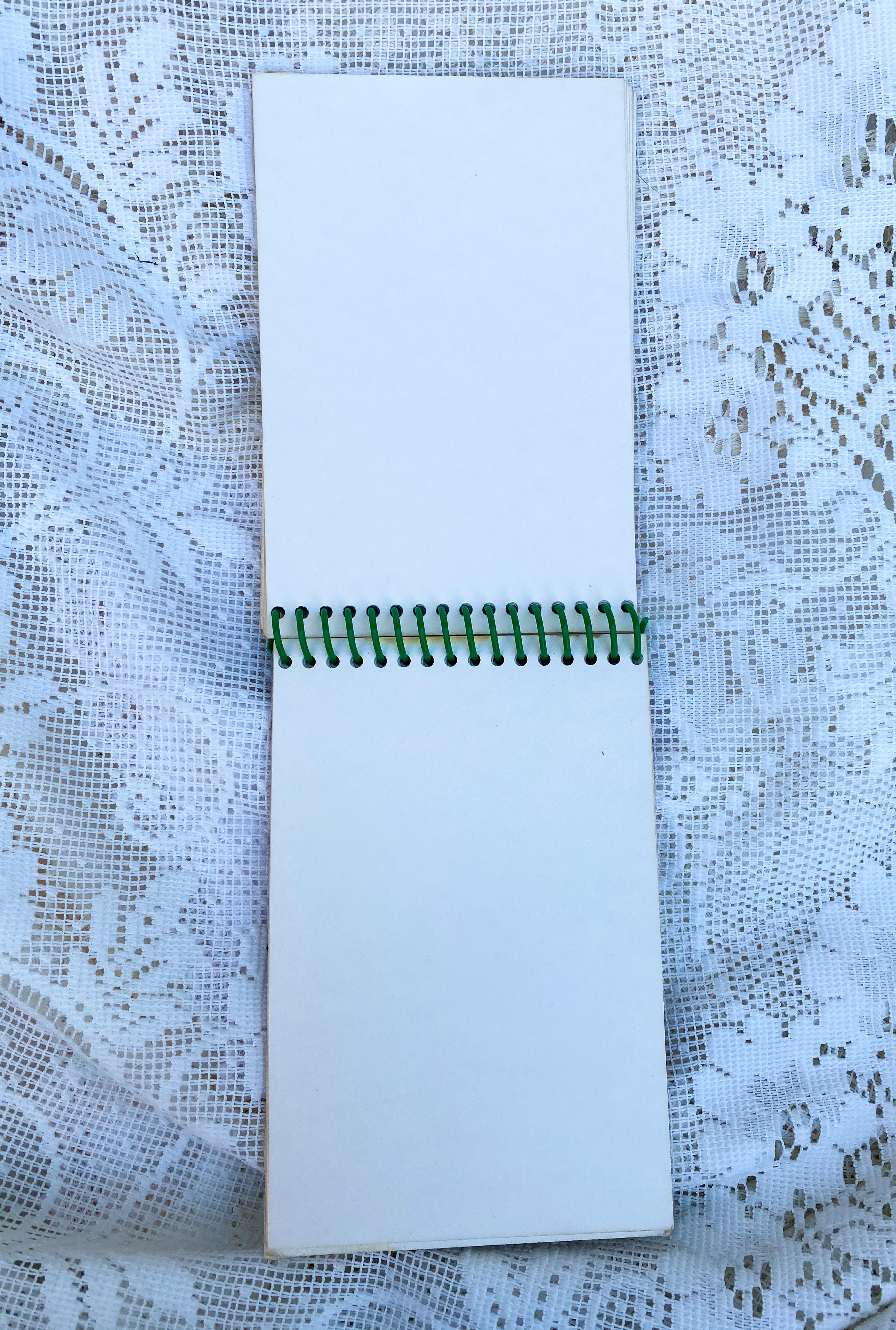 Patio Enchilada Dinner Upcycled Spiral Notebook