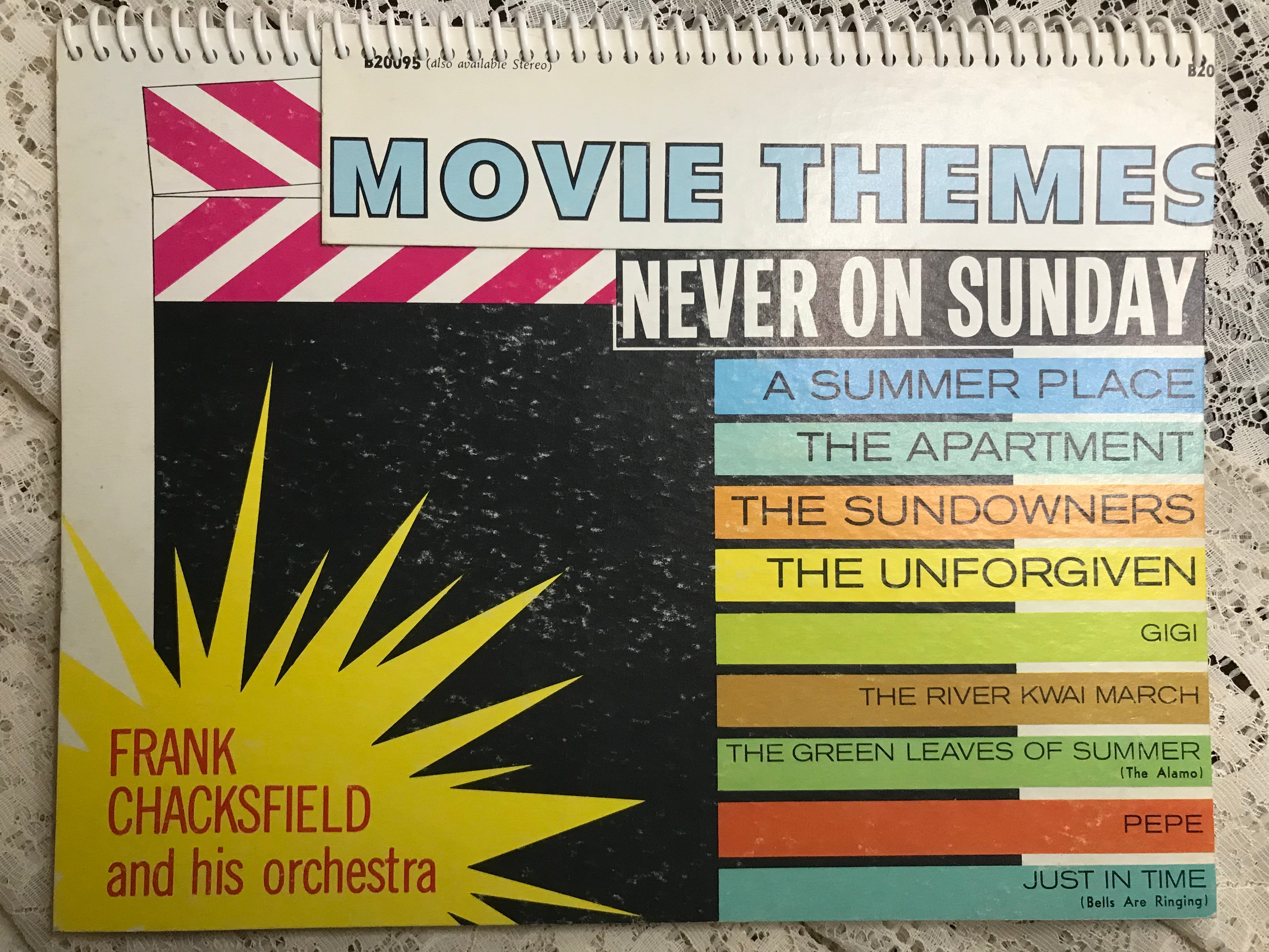 Movie Themes Album Cover Notebook