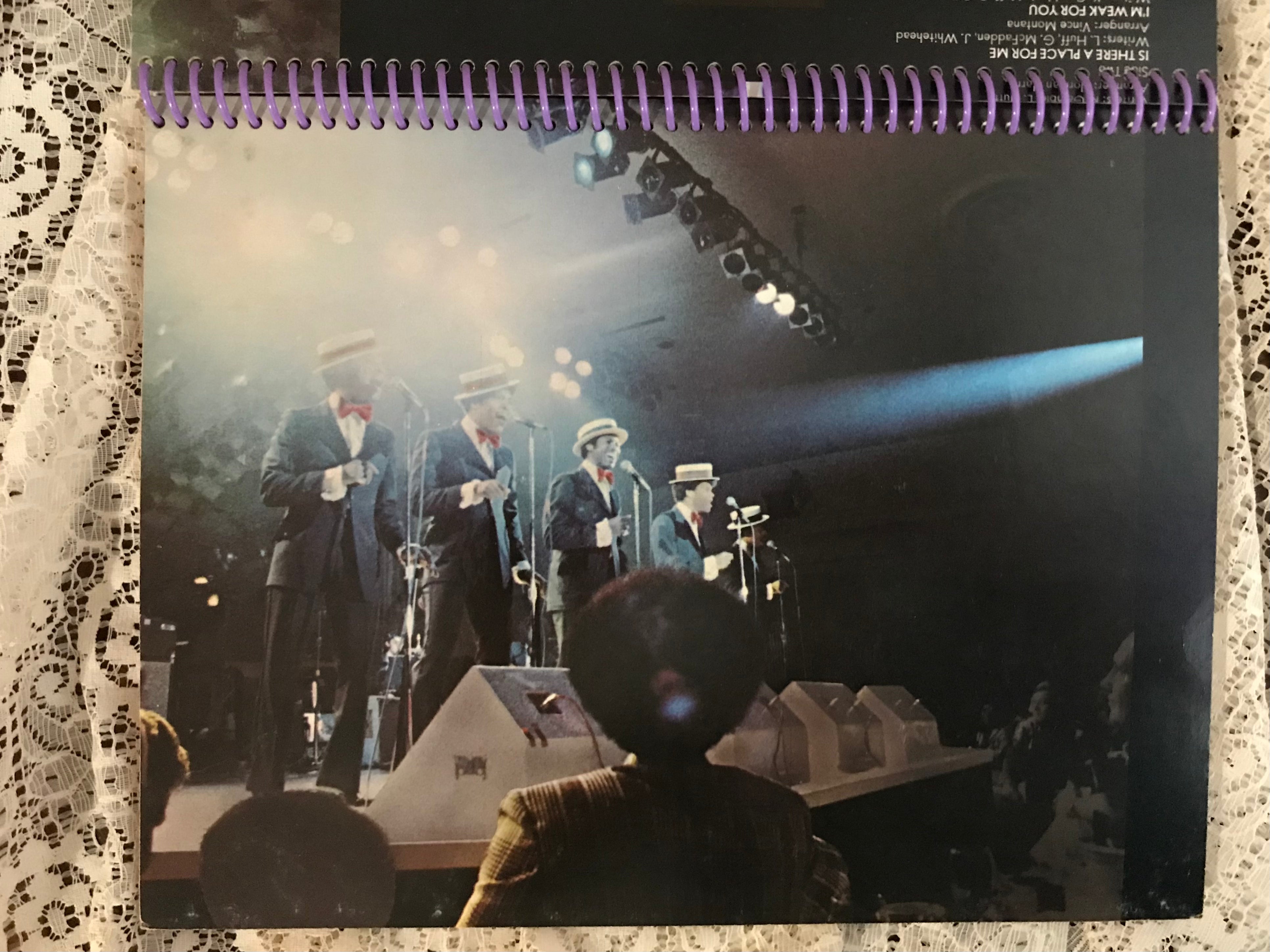 Harold Melvin and the Blue Notes Recycled Album Cover Notebook