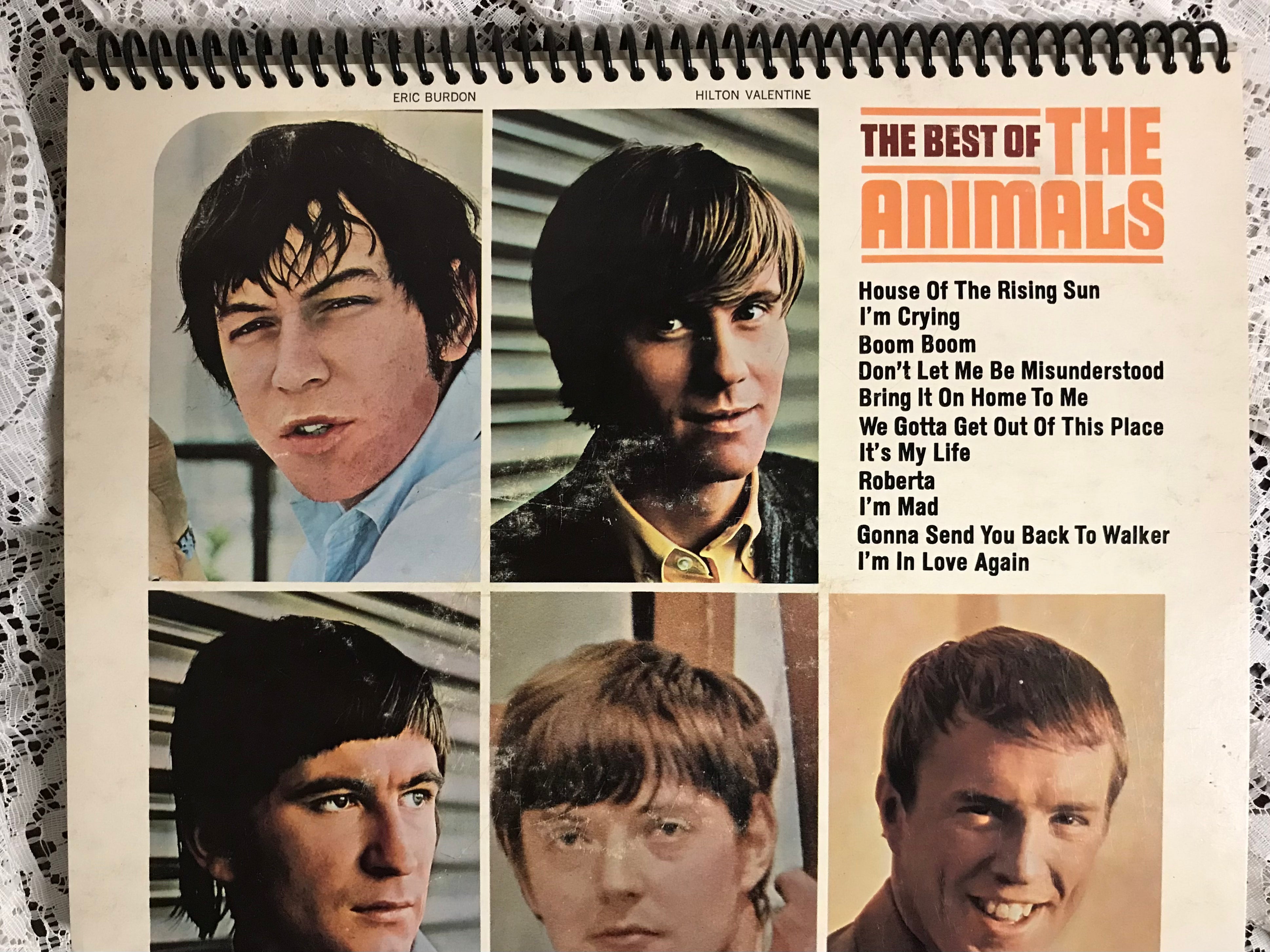 Animals, The Best Of…Album Cover Notebook