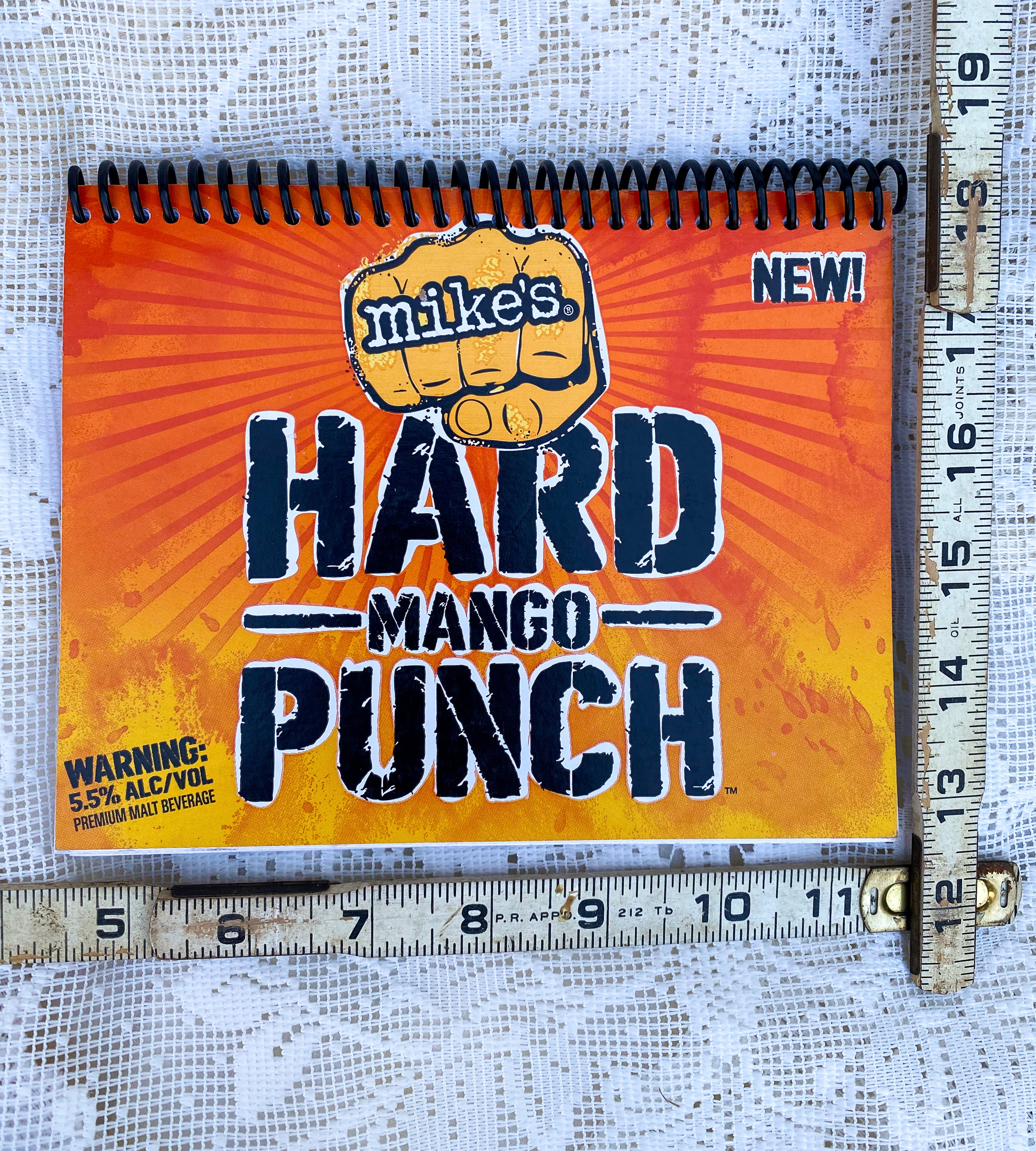 Mike’s Hard Mango Punch Recycled Beer Carton Notebook