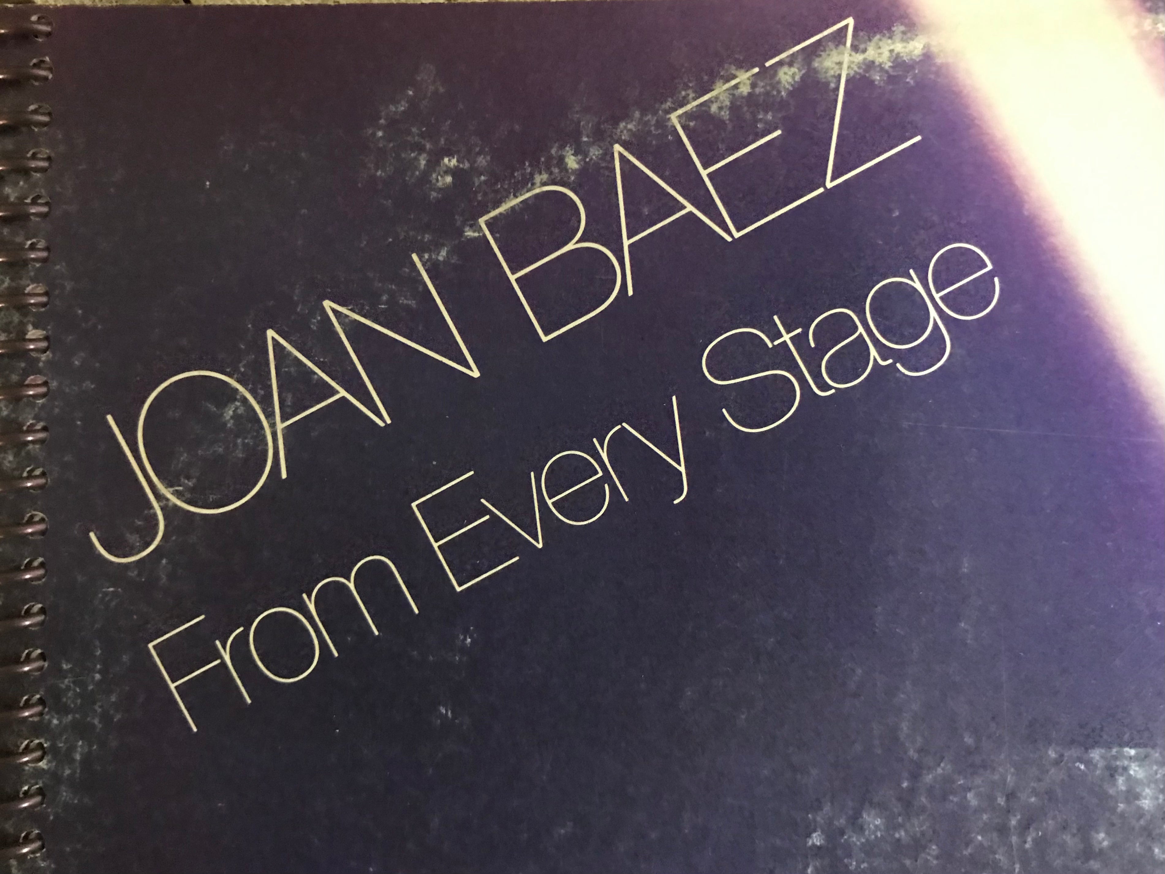 Joan Baez From Every Stage Album Cover Notebook