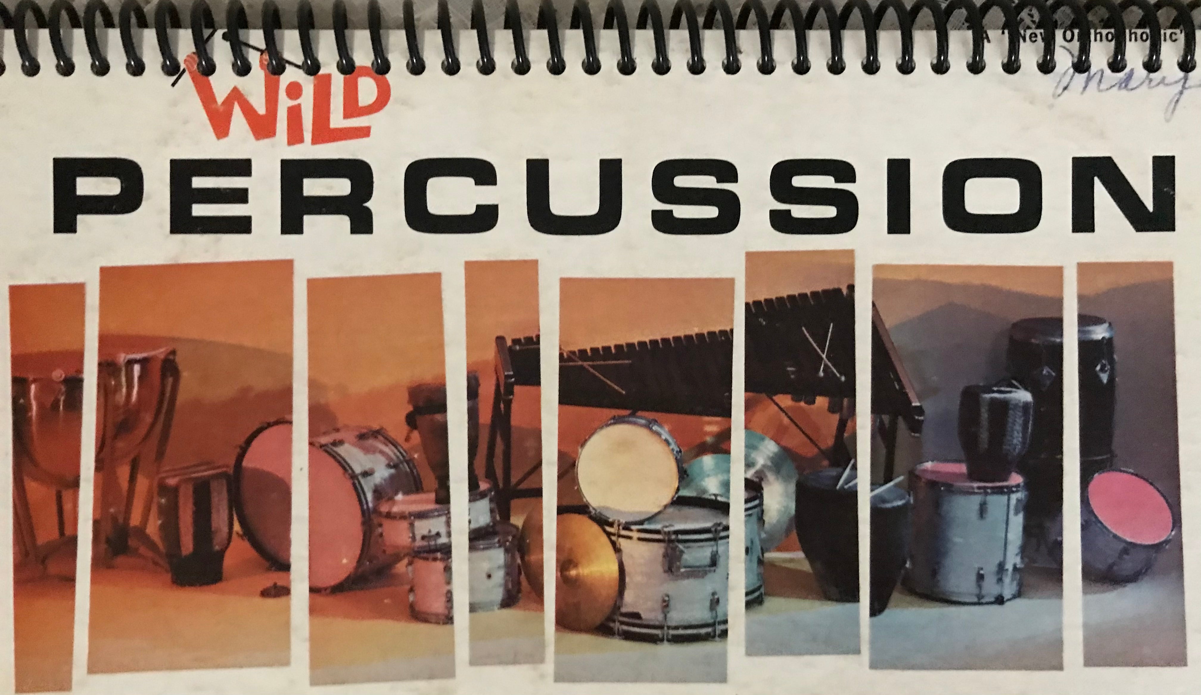 Wild Percussion Album Cover Notebook