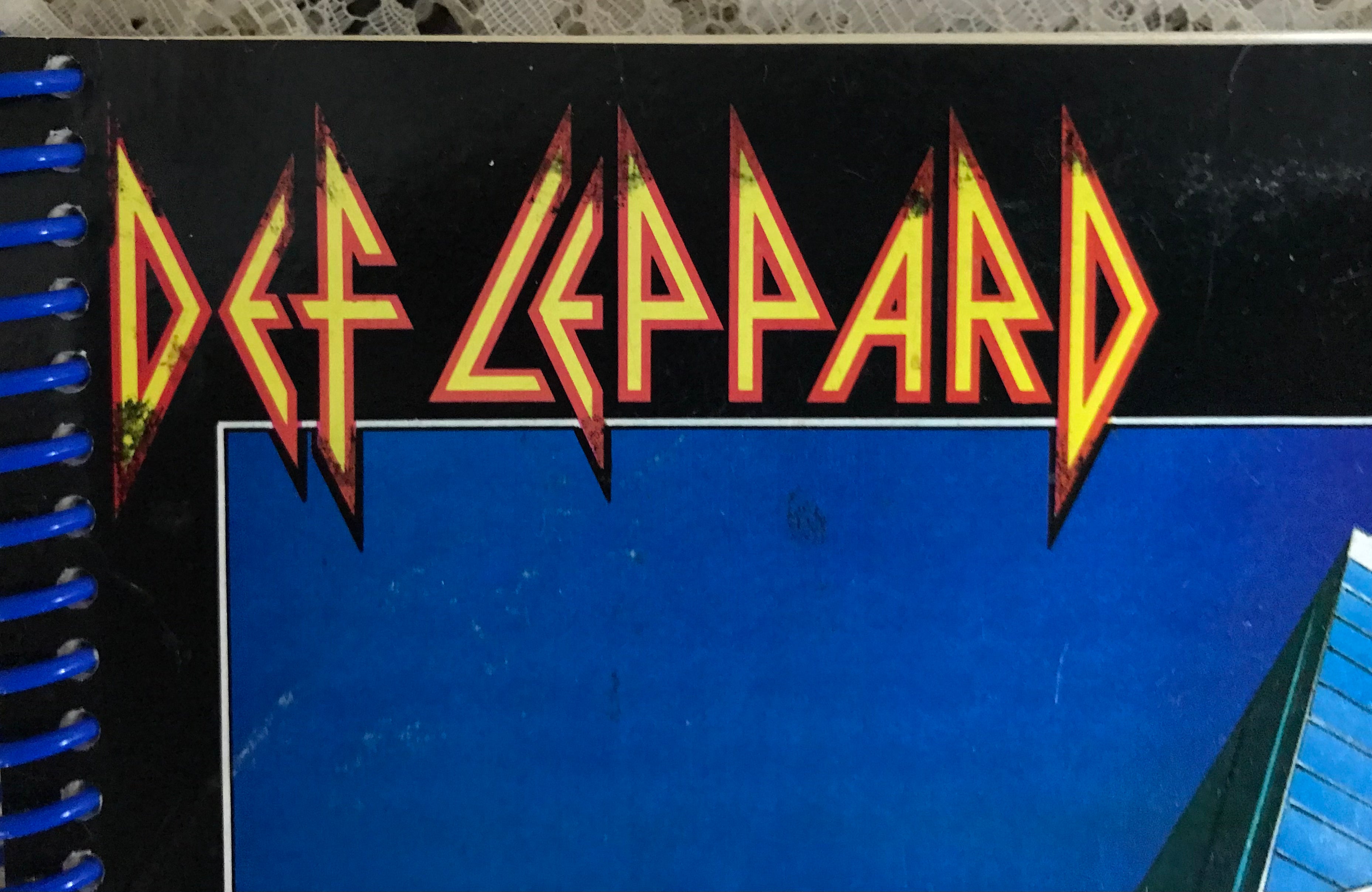 Def Lepard Pyromania Album Cover Notebook