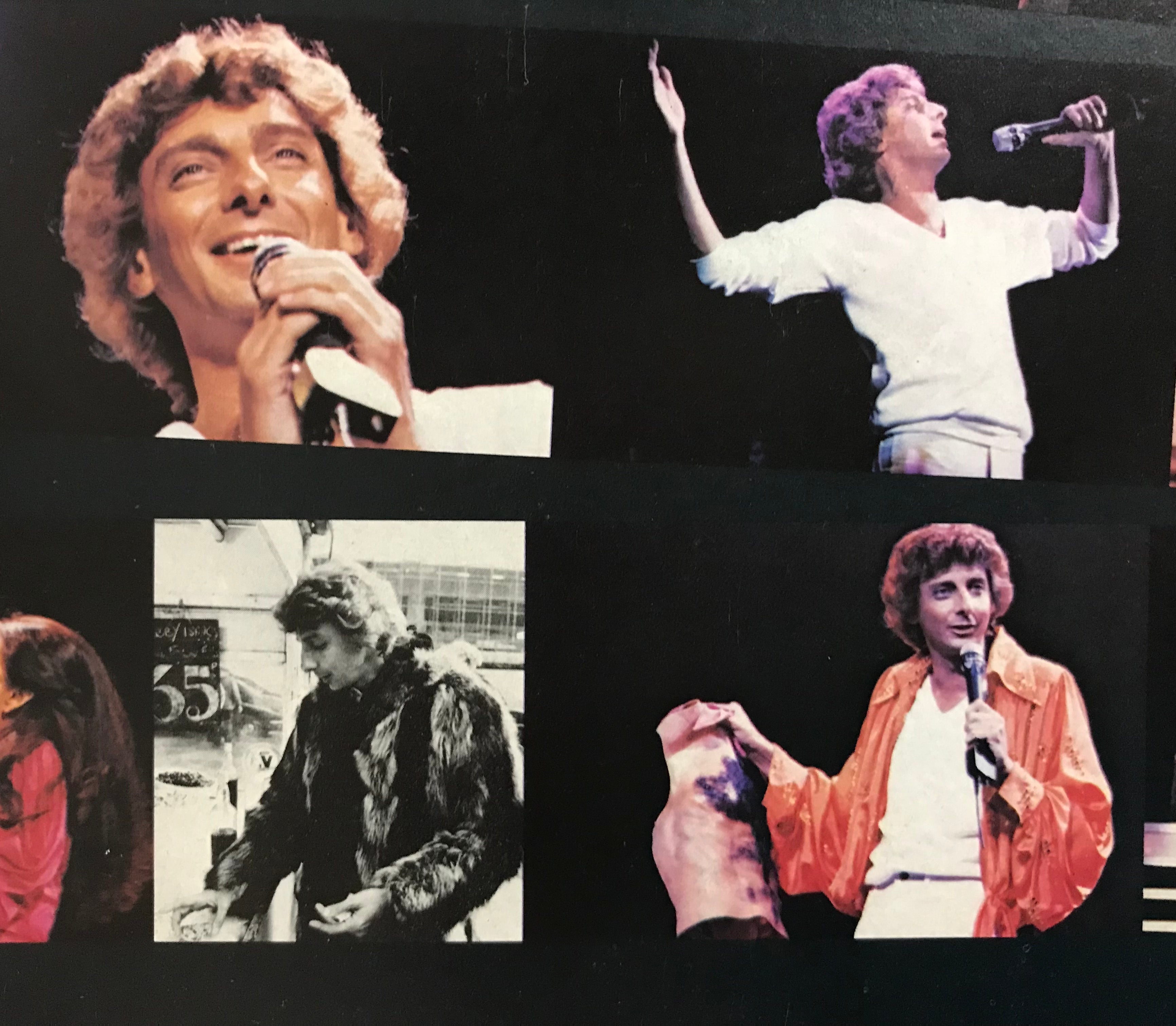 Barry Manilow Live In Britain Album Cover Notebook