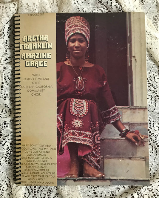 Aretha Franklin Amazing Grace Album Cover Notebook