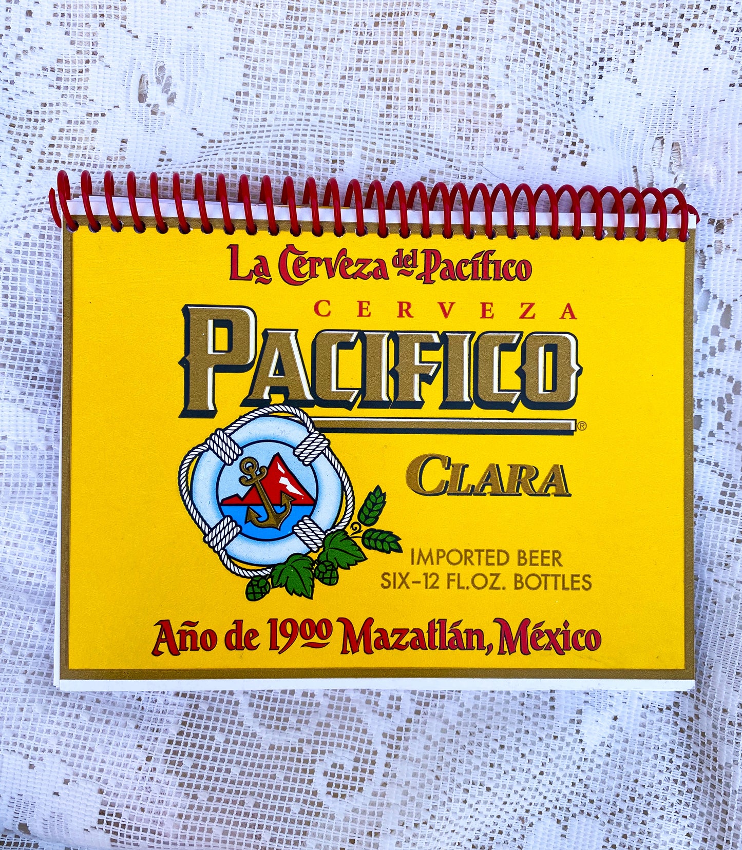 Pacifico Recycled Beer Carton Notebook
