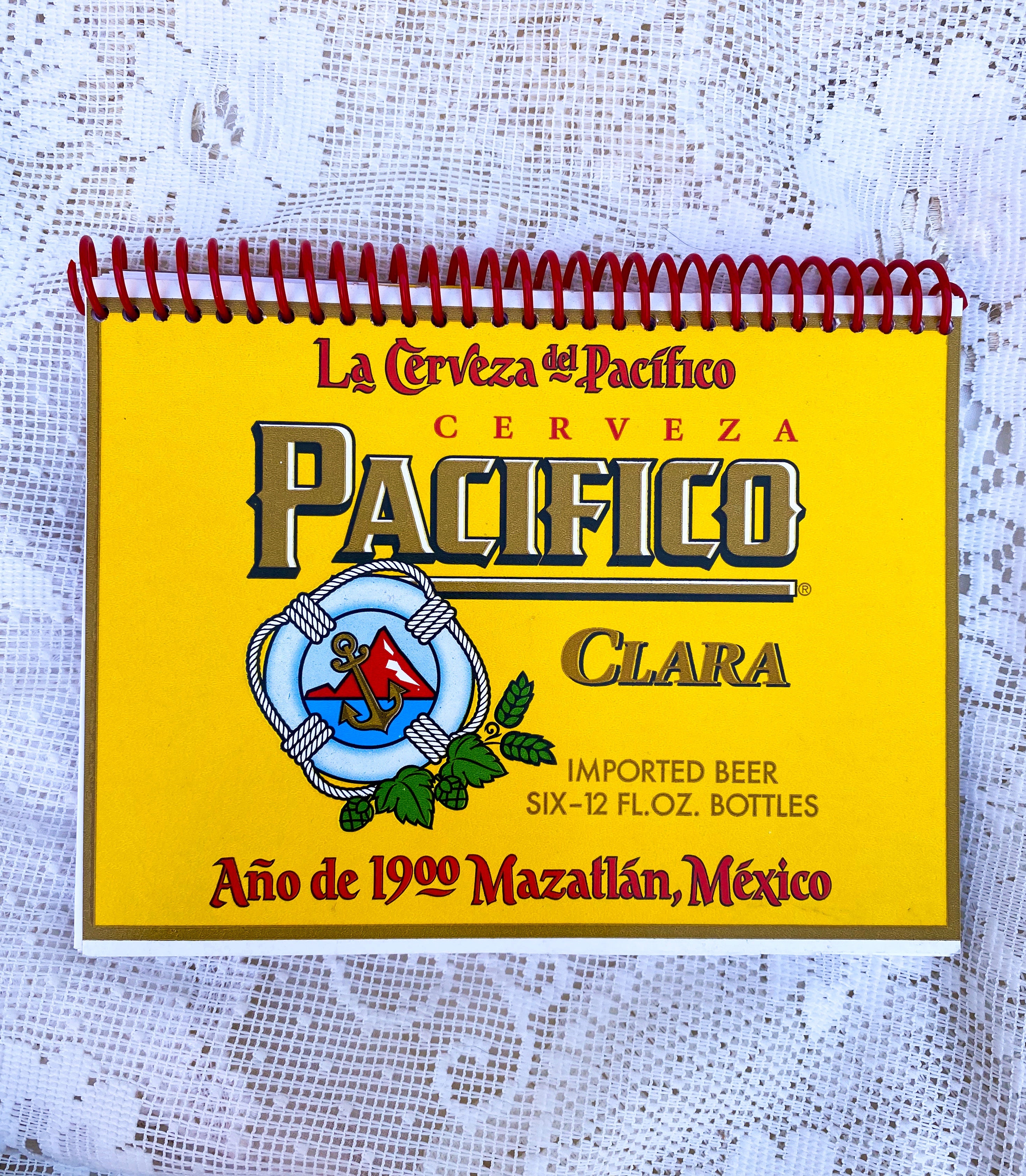 Pacifico Recycled Beer Carton Notebook