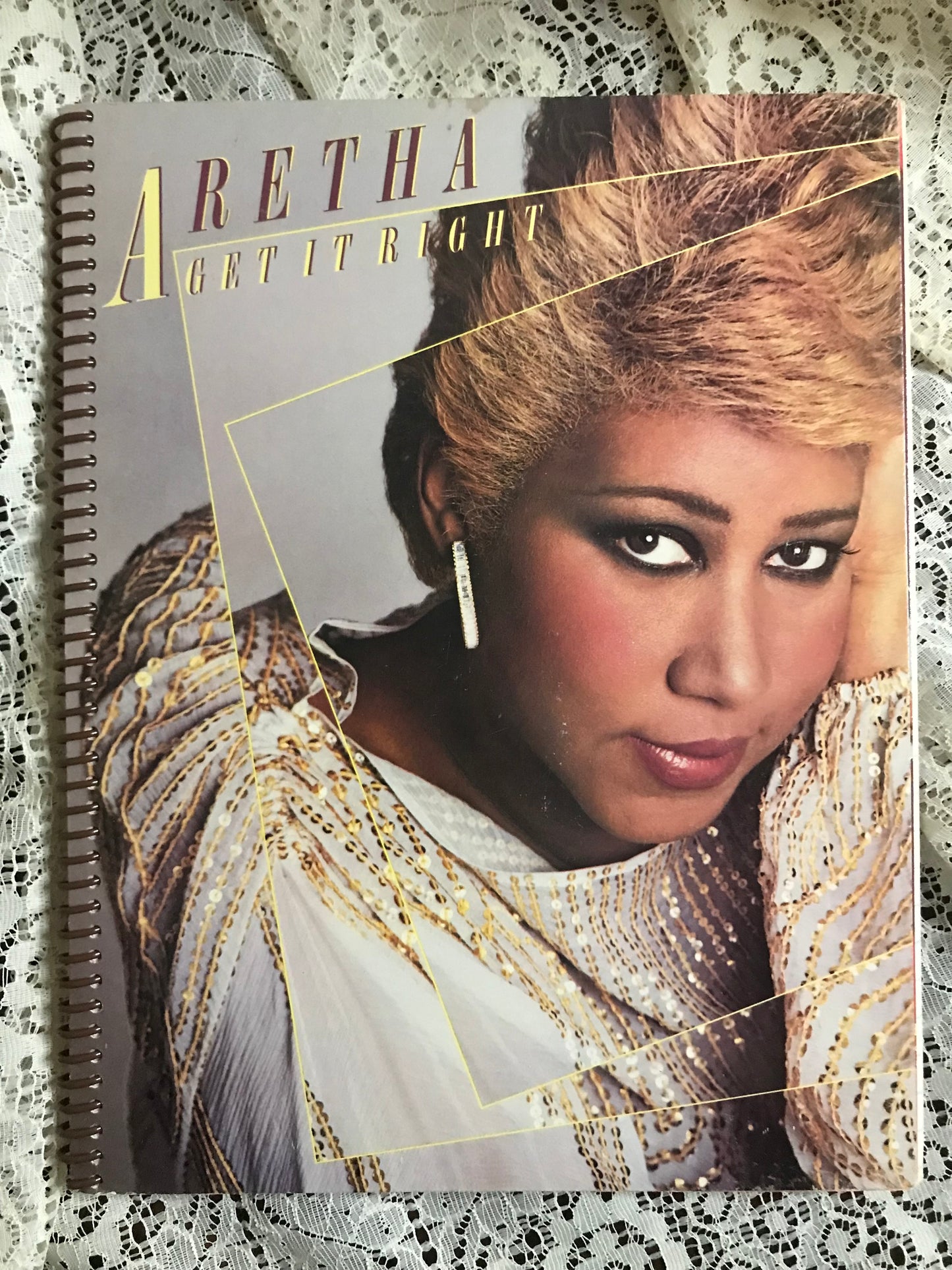 Aretha Franklin Get It Right Album Cover Notebook
