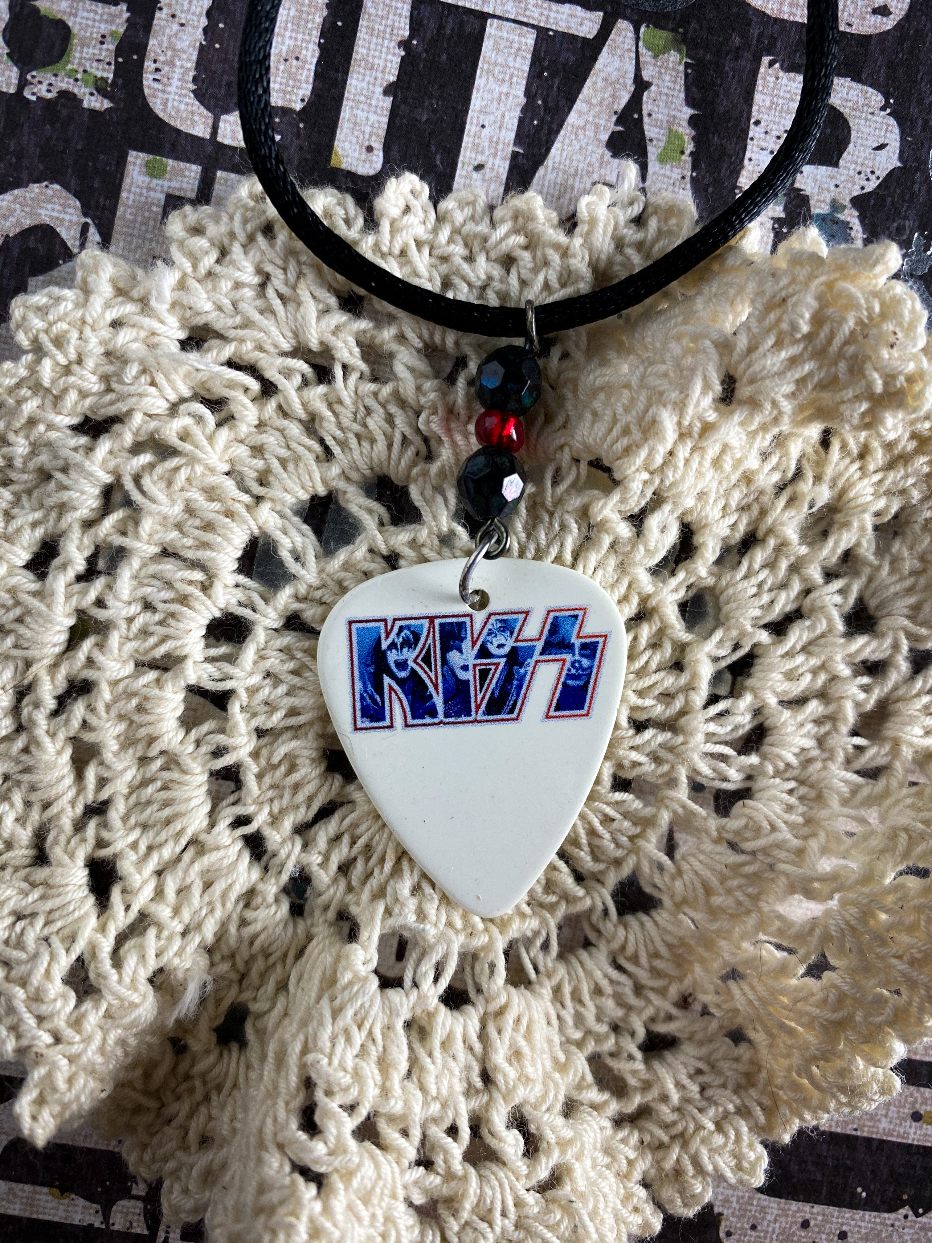 Guitar Pick Necklace - KISS