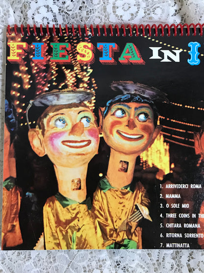 Fiesta in Italy Album Cover Notebook