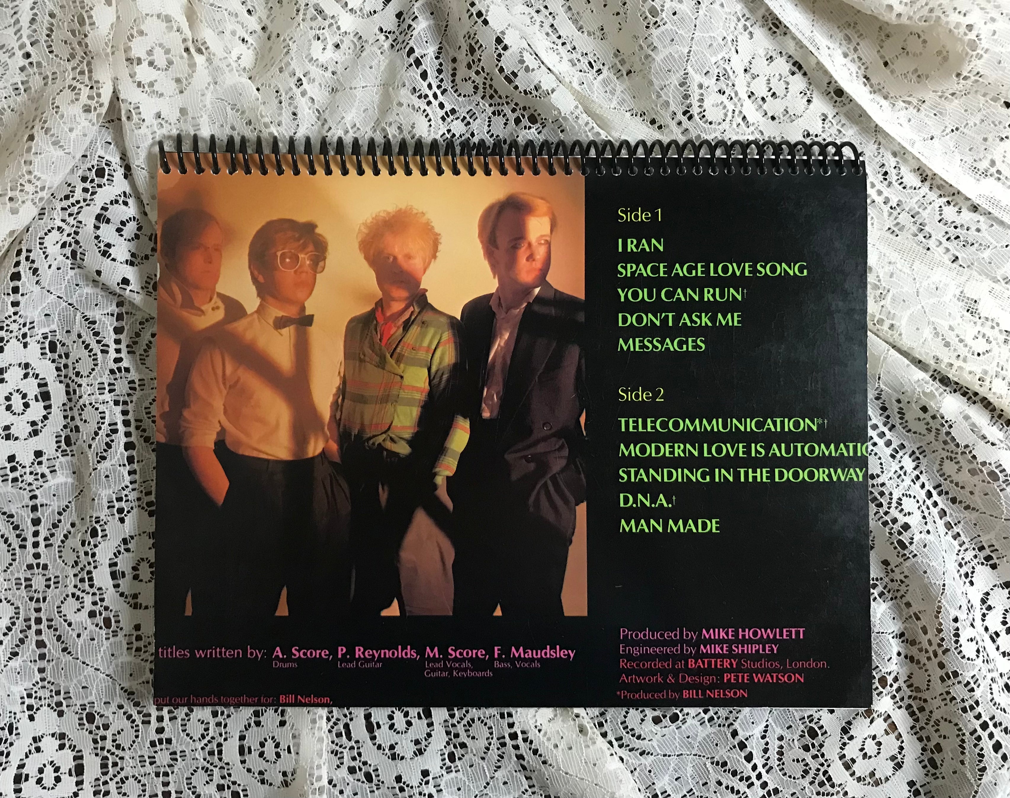 A Flock Of Seagulls Album Cover Notebook