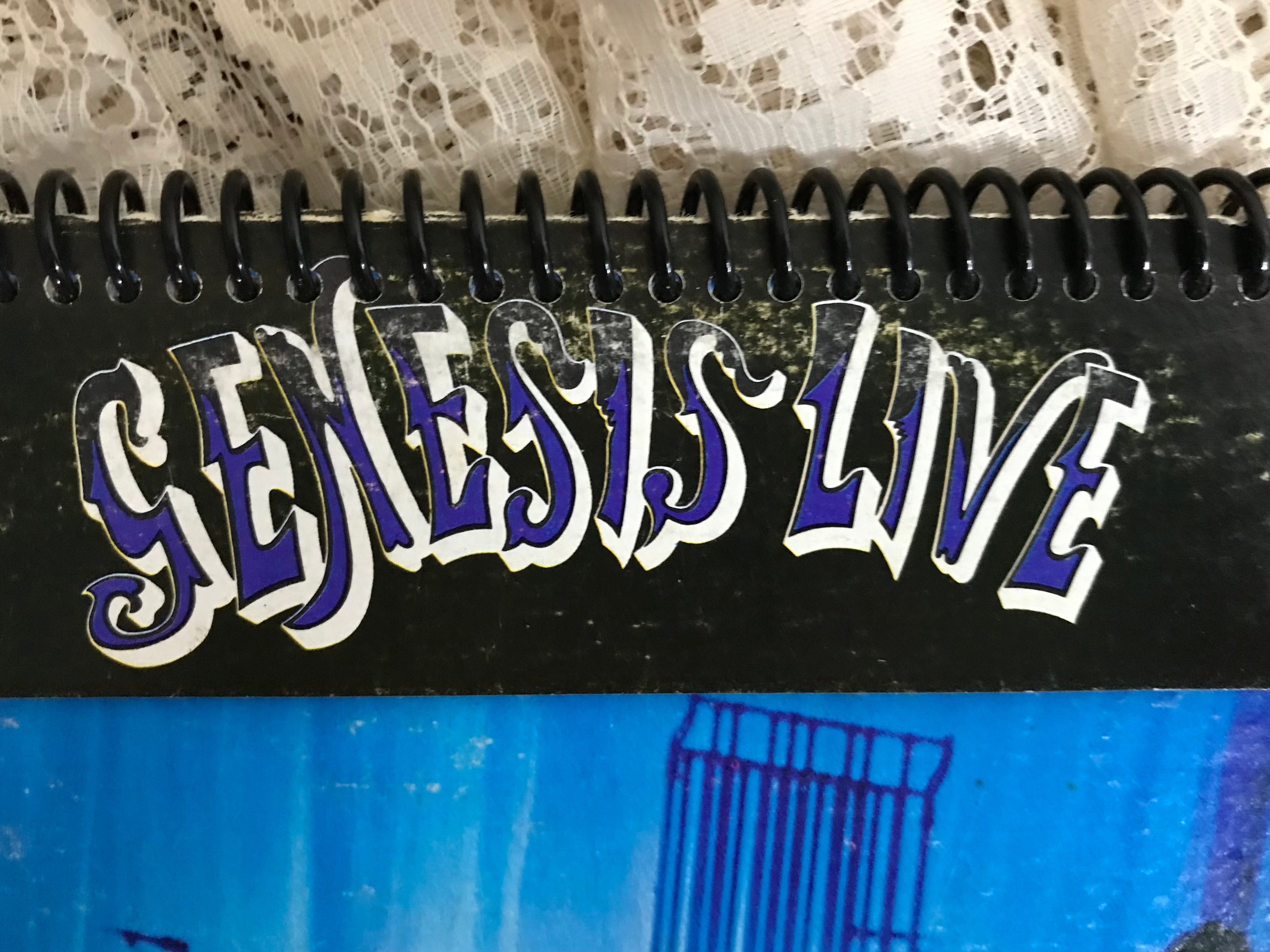 Genesis Live Album Cover Notebook