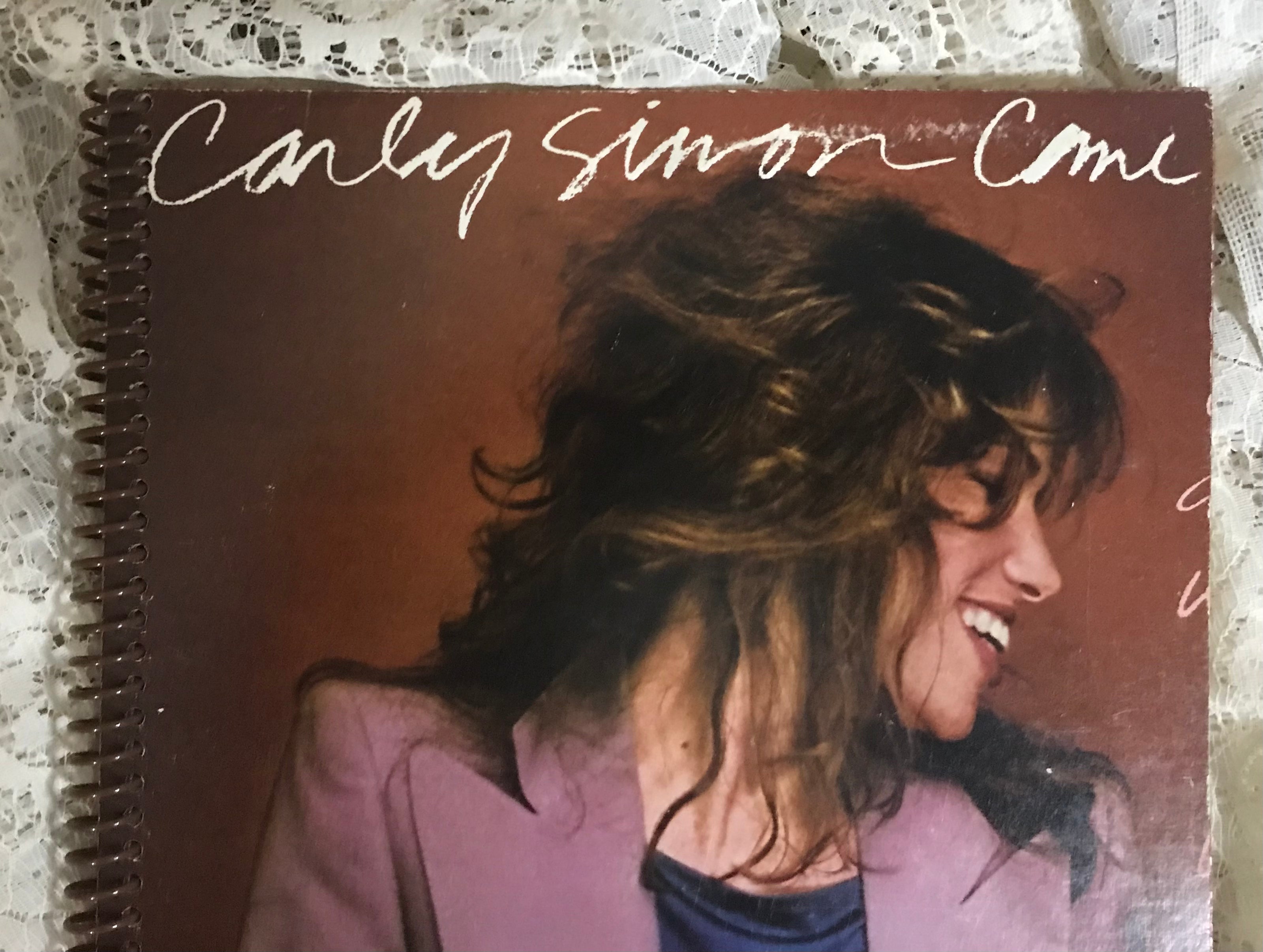 Carly Simon Come Upstairs Album Cover Notebook