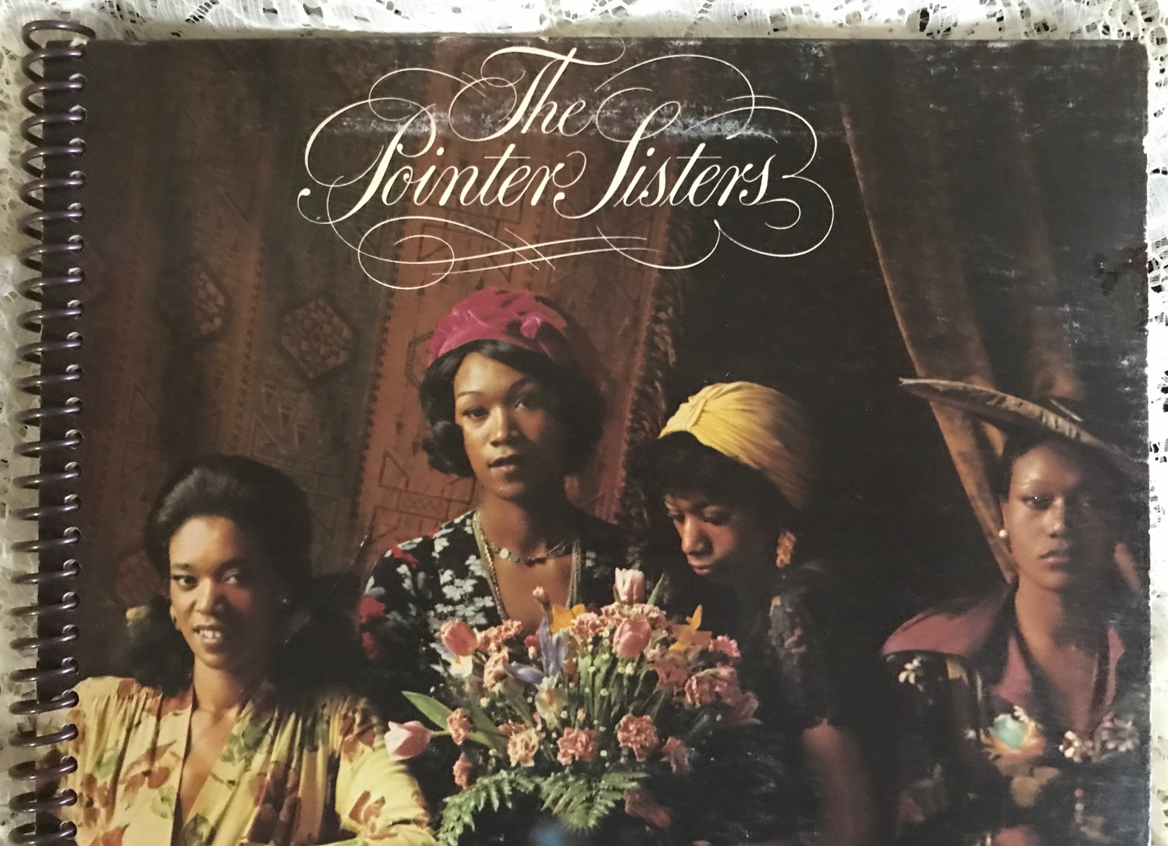 Pointer Sisters Recycled Album Cover Notebook