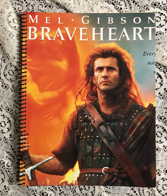Braveheart Mel Gibson Album Cover Notebook