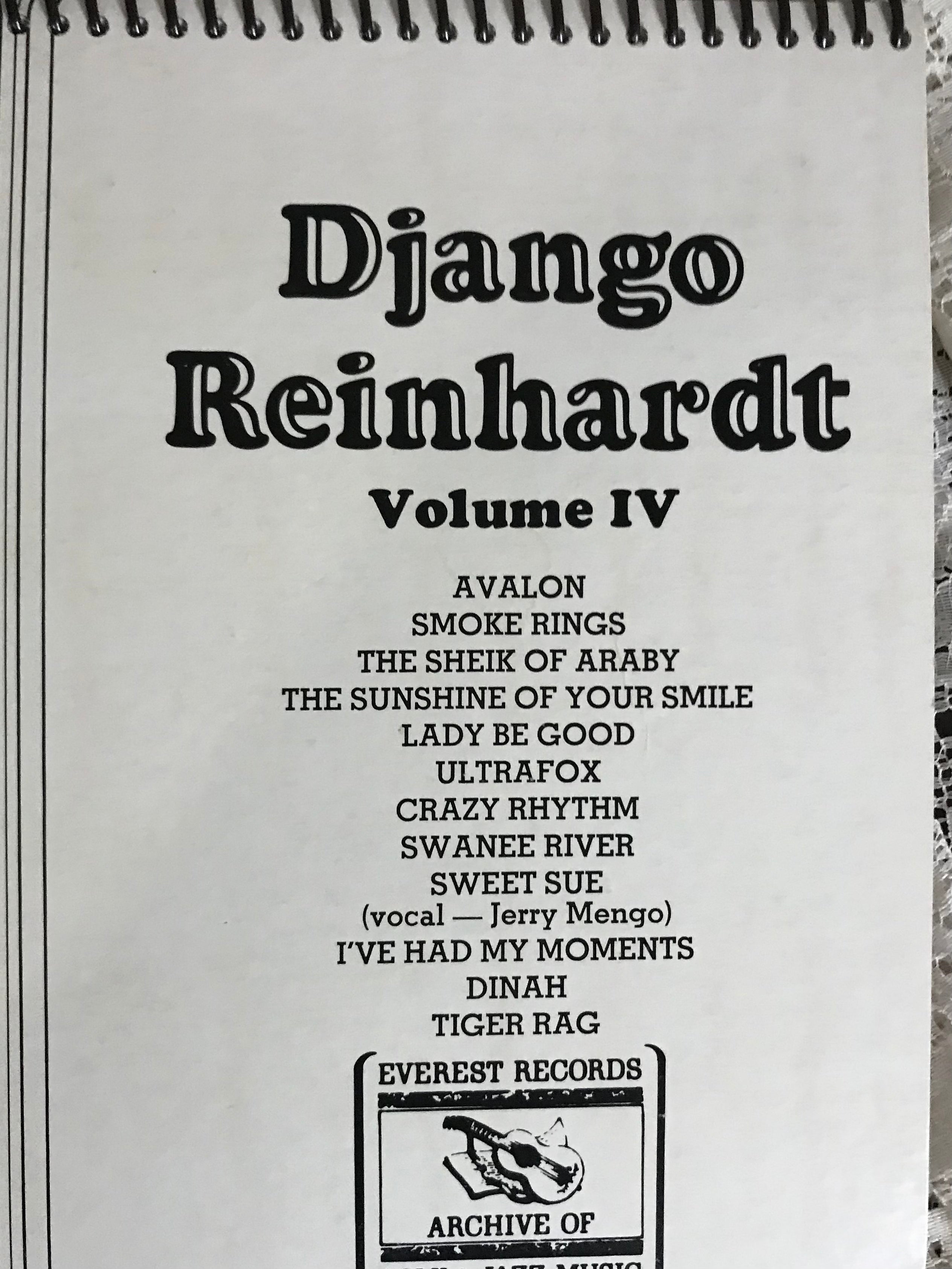 Django Reinhardt Album Cover Notebook