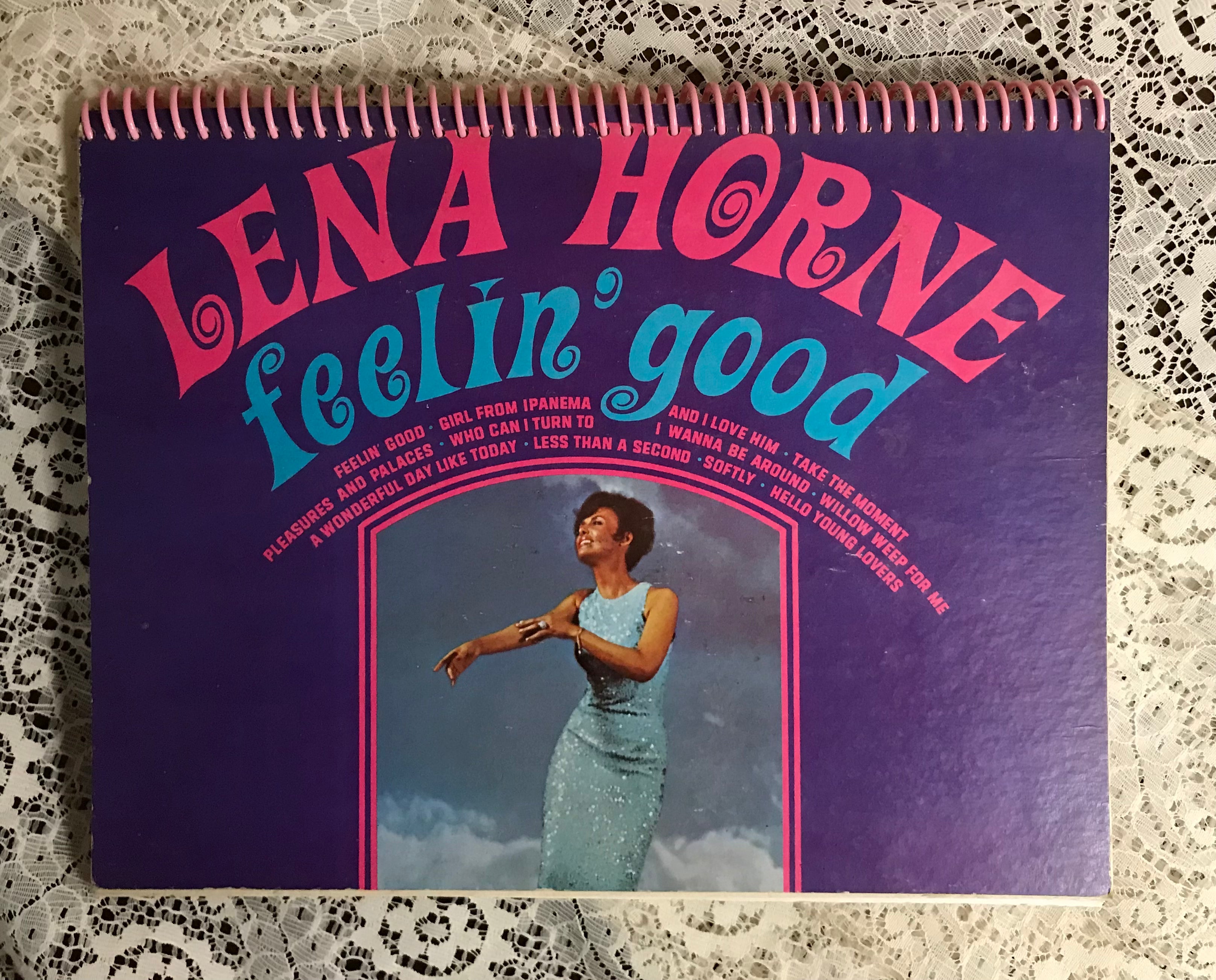 Lena Horne Feelin Good Album Cover Notebook