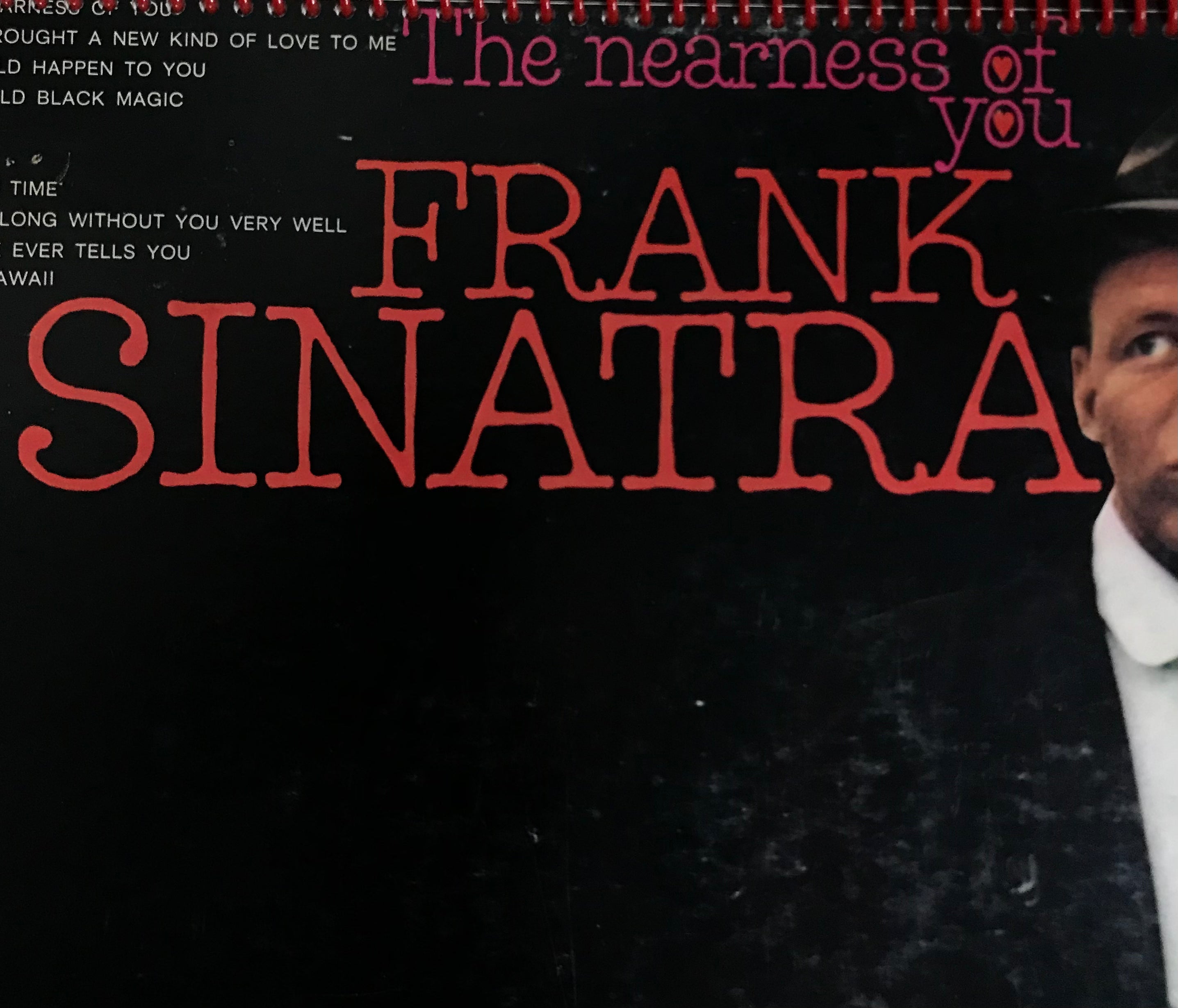 Frank Sinatra  The Nearness of You Album Cover Notebook