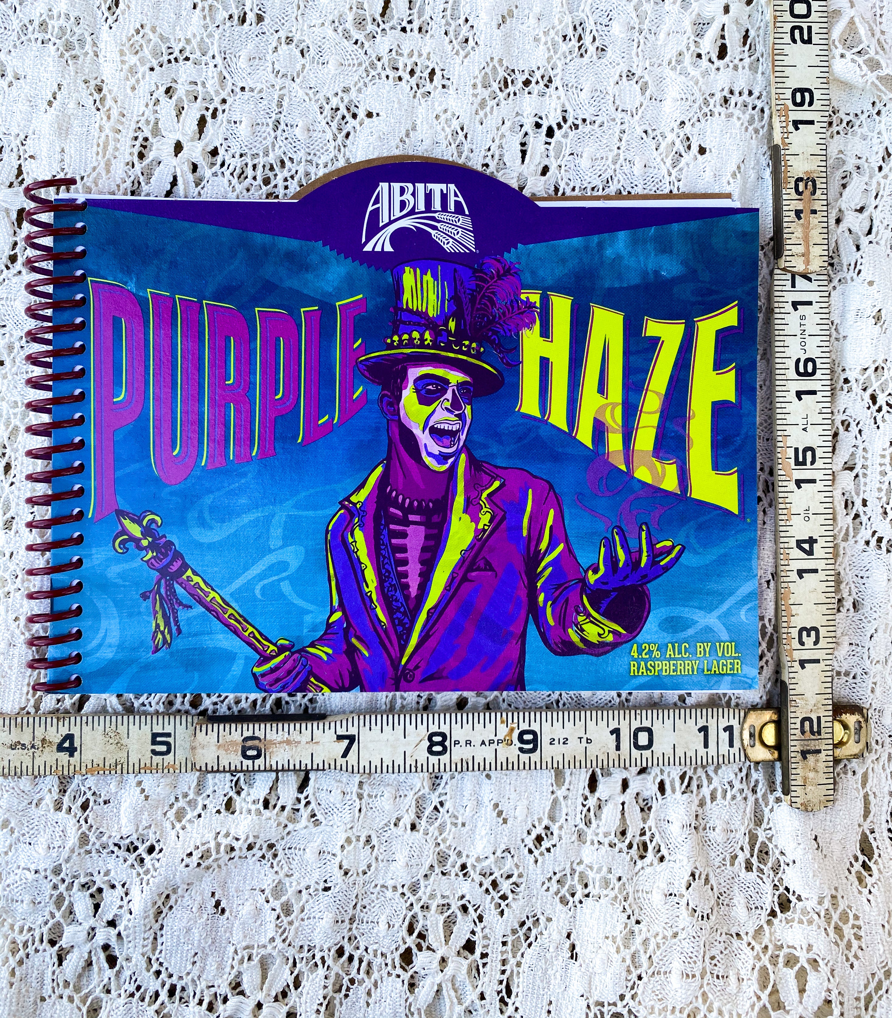 Anita Purple Haze Recycled Beer Carton Notebook