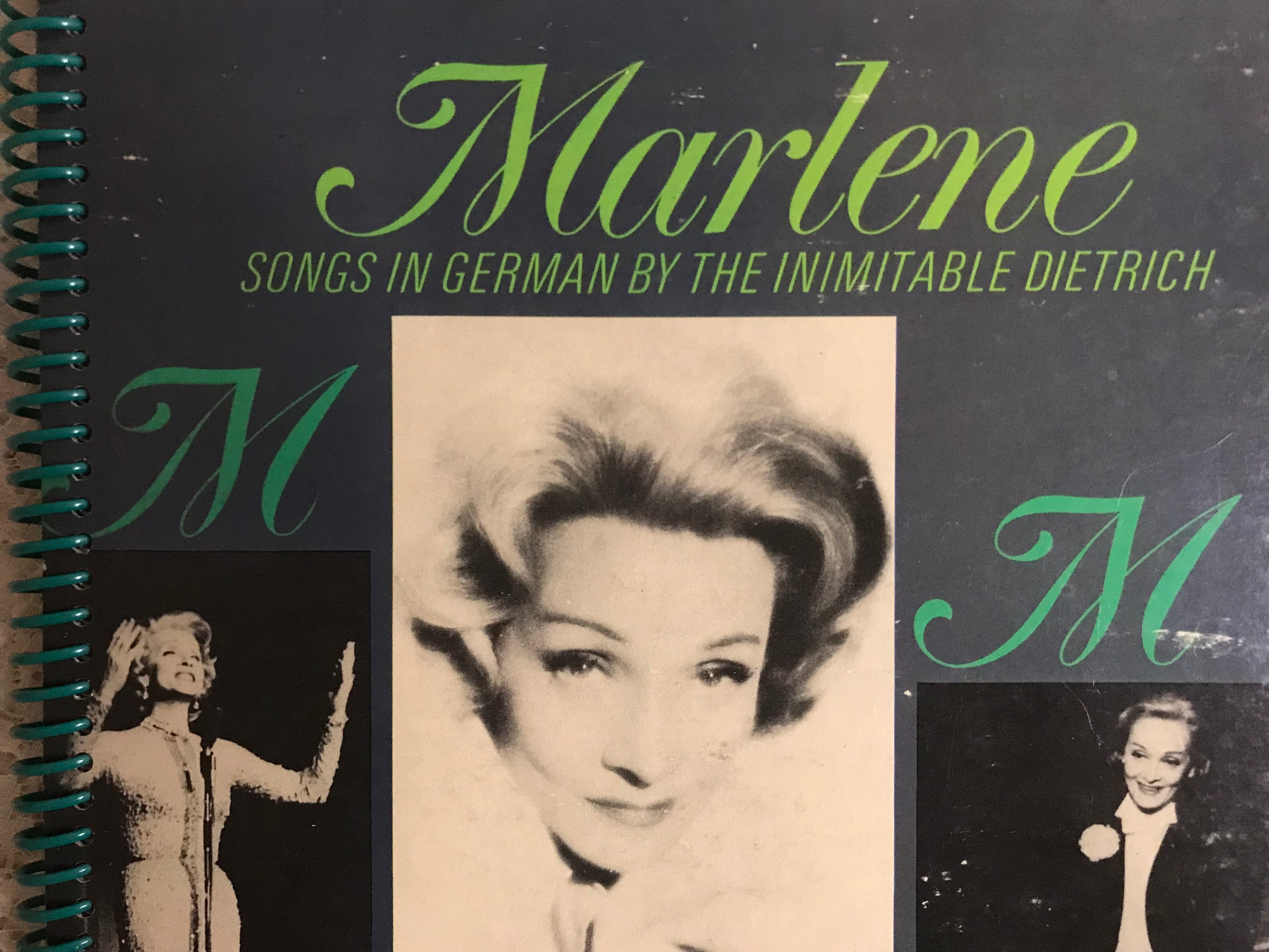 Marlene  Dietrich Album Cover Notebook