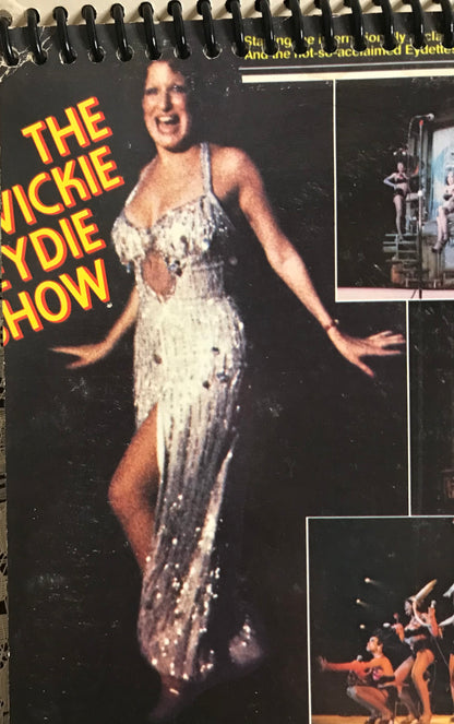 Bette Midler Live At Las Vegas Album Cover Notebook