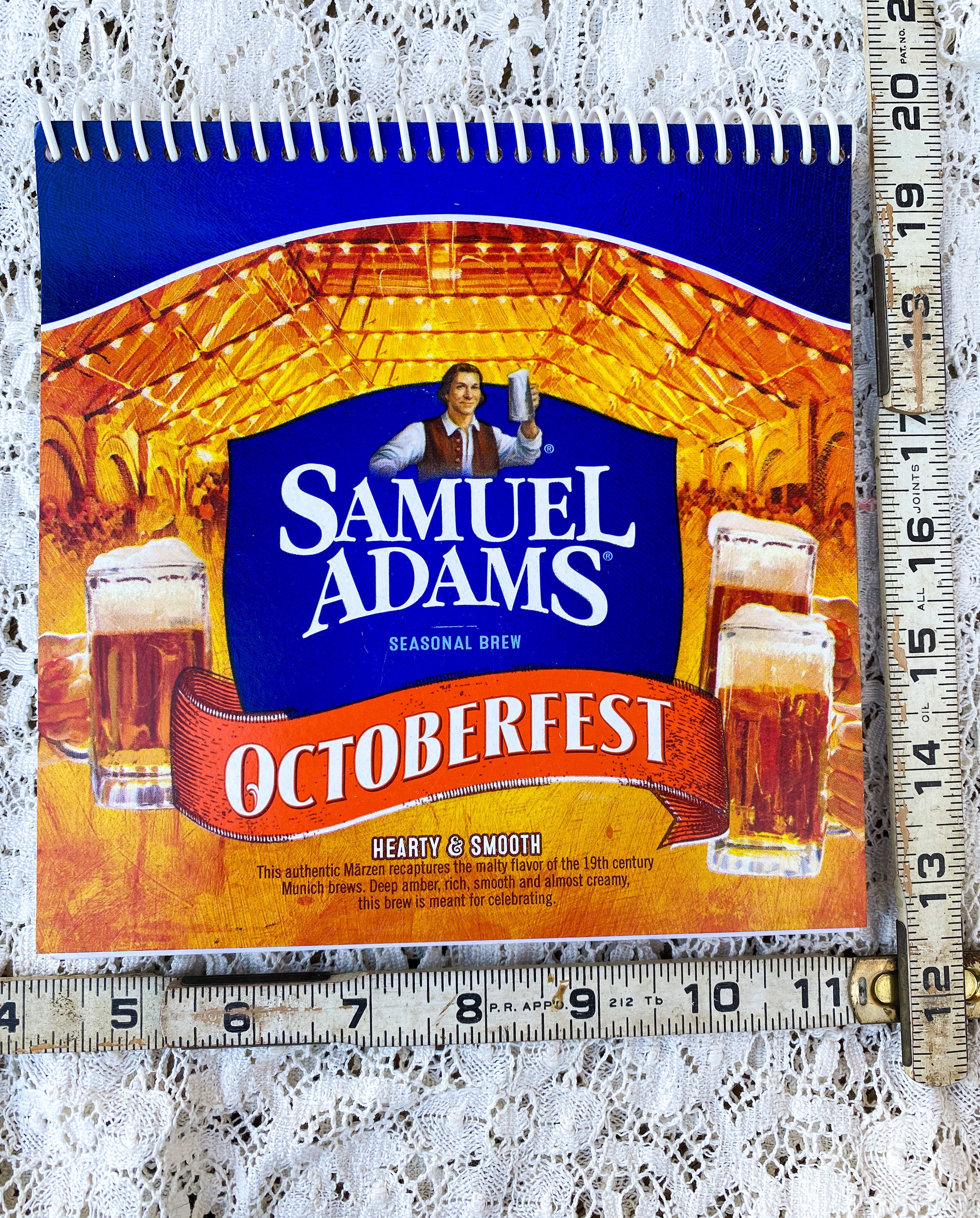 Samuel Adams Octoberfest Recycled Beer Carton Notebook